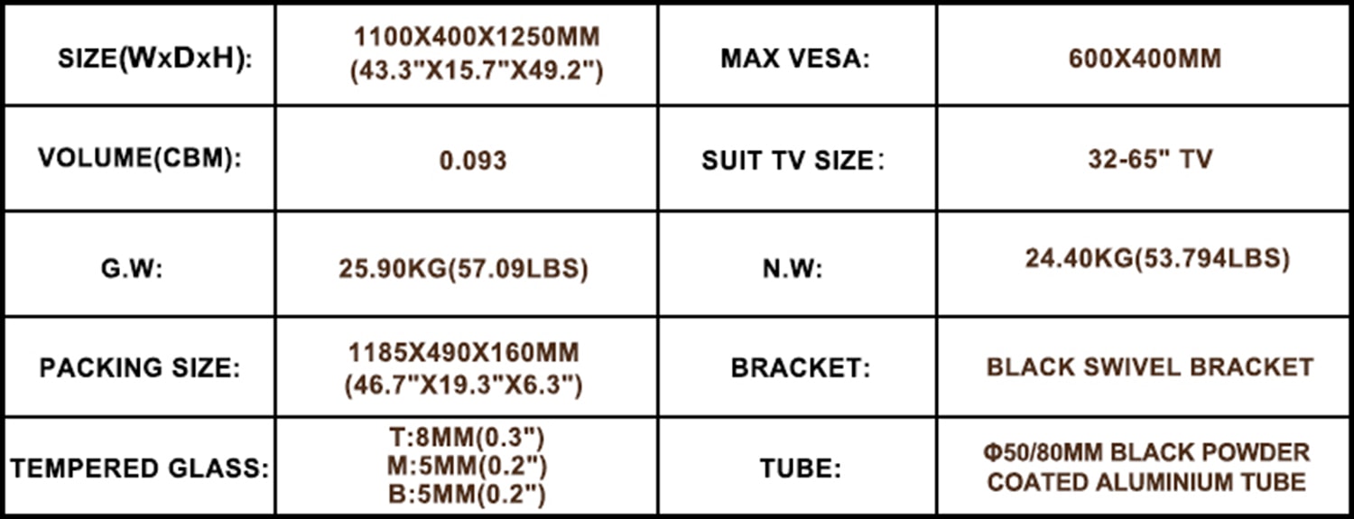 SINOFURN SYA440040BN Tv-Stands - View #9