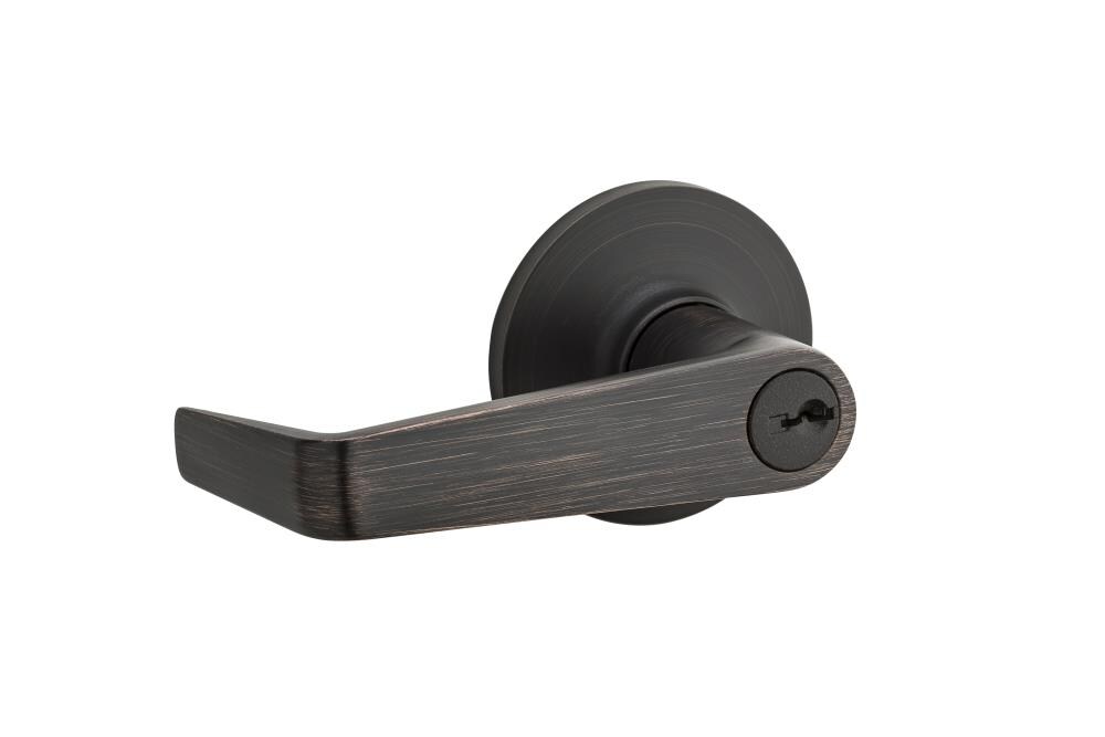Kwikset 407CNL-11P Light Commercial Carson Venetian Bronze Universal Interior Hall/Closet Passage Door Handle