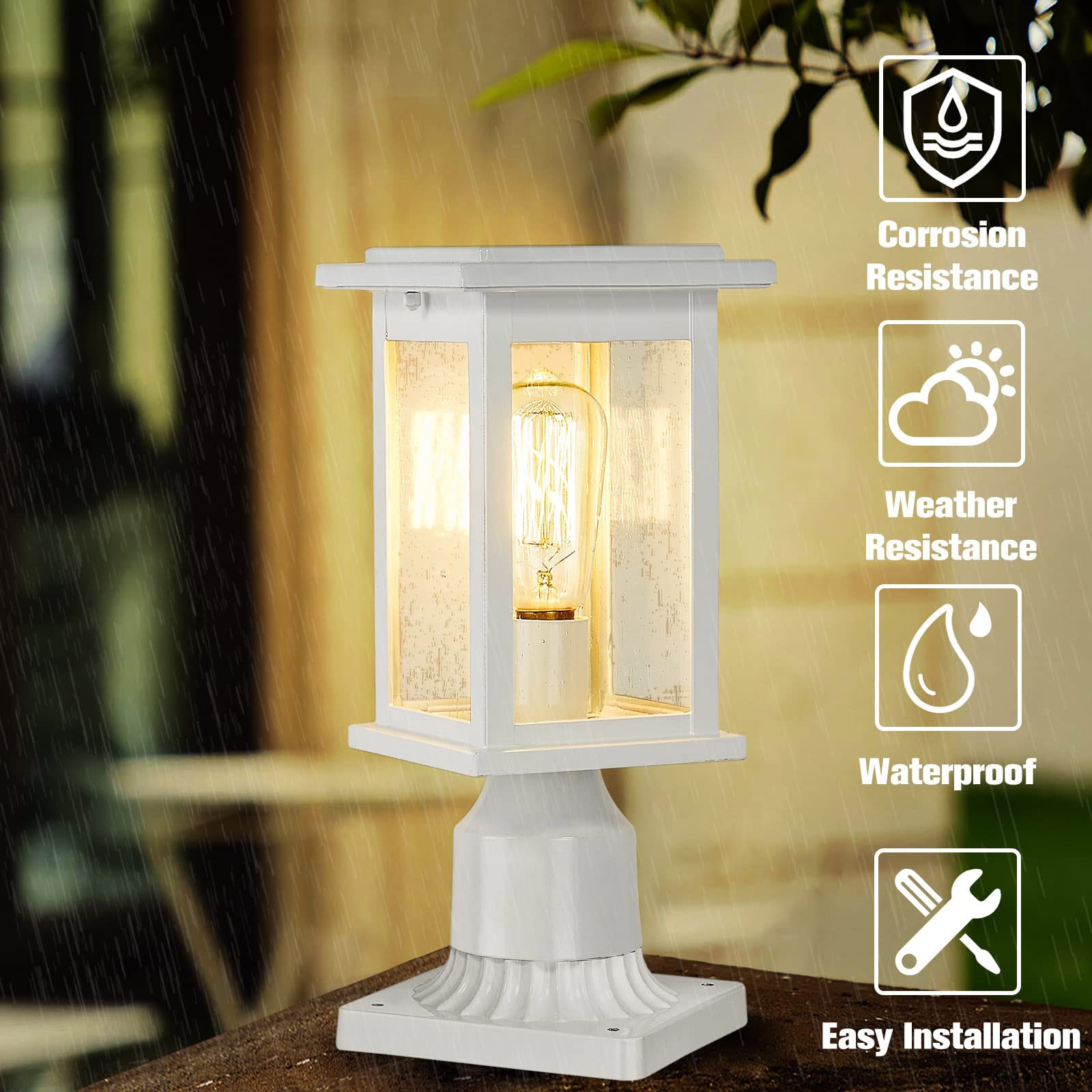 LTMATE LS1803EW1-P WH Post-Lights - View #2