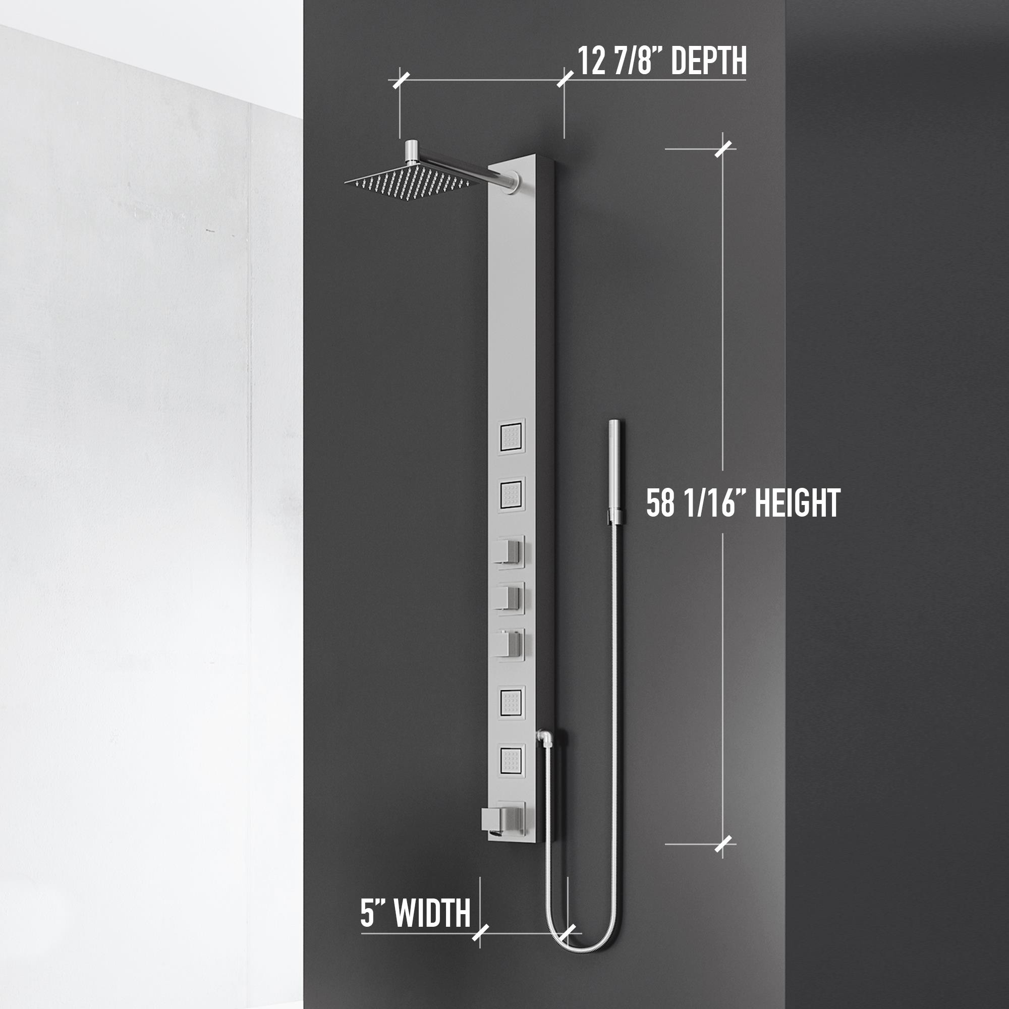 VIGO VG08021ST Showerhead-Bar-Panels - View #12