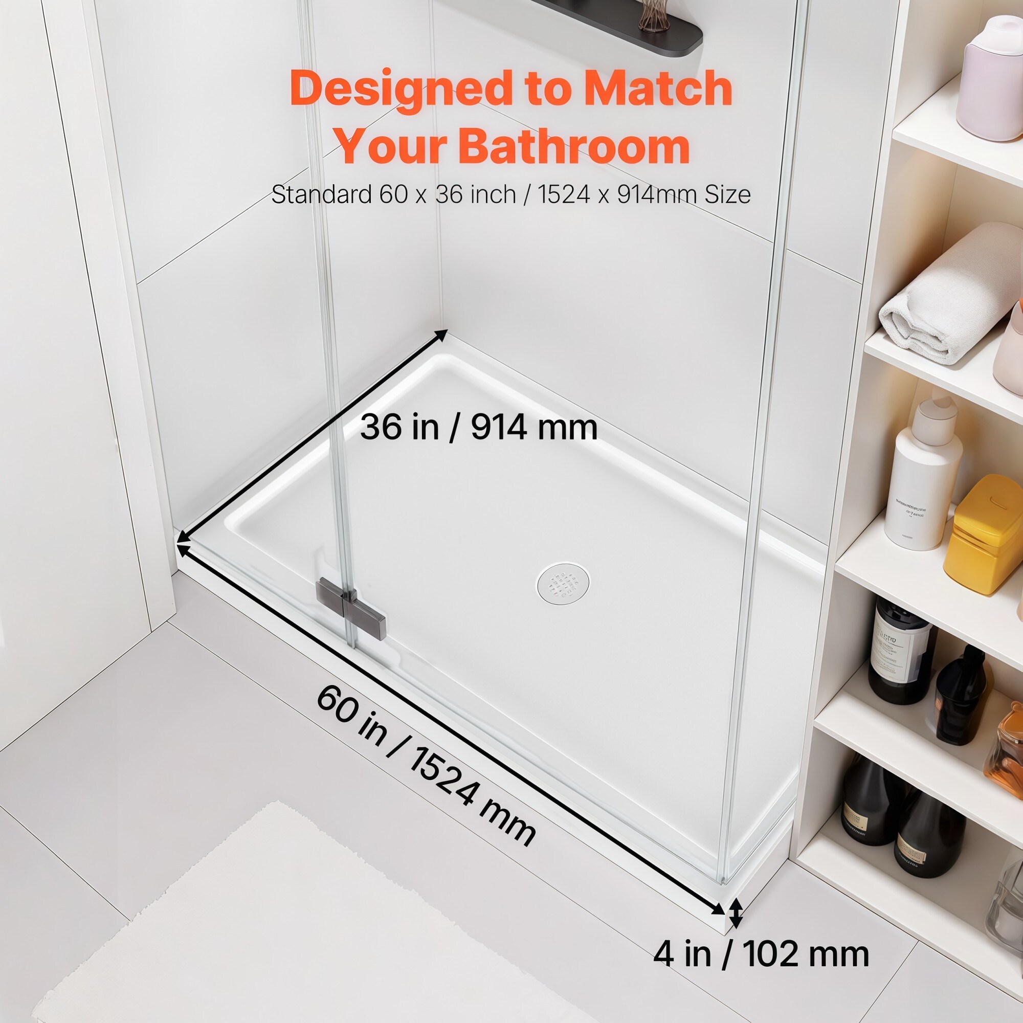 Numhew NHWILL2917 Shower-Floors - View #2