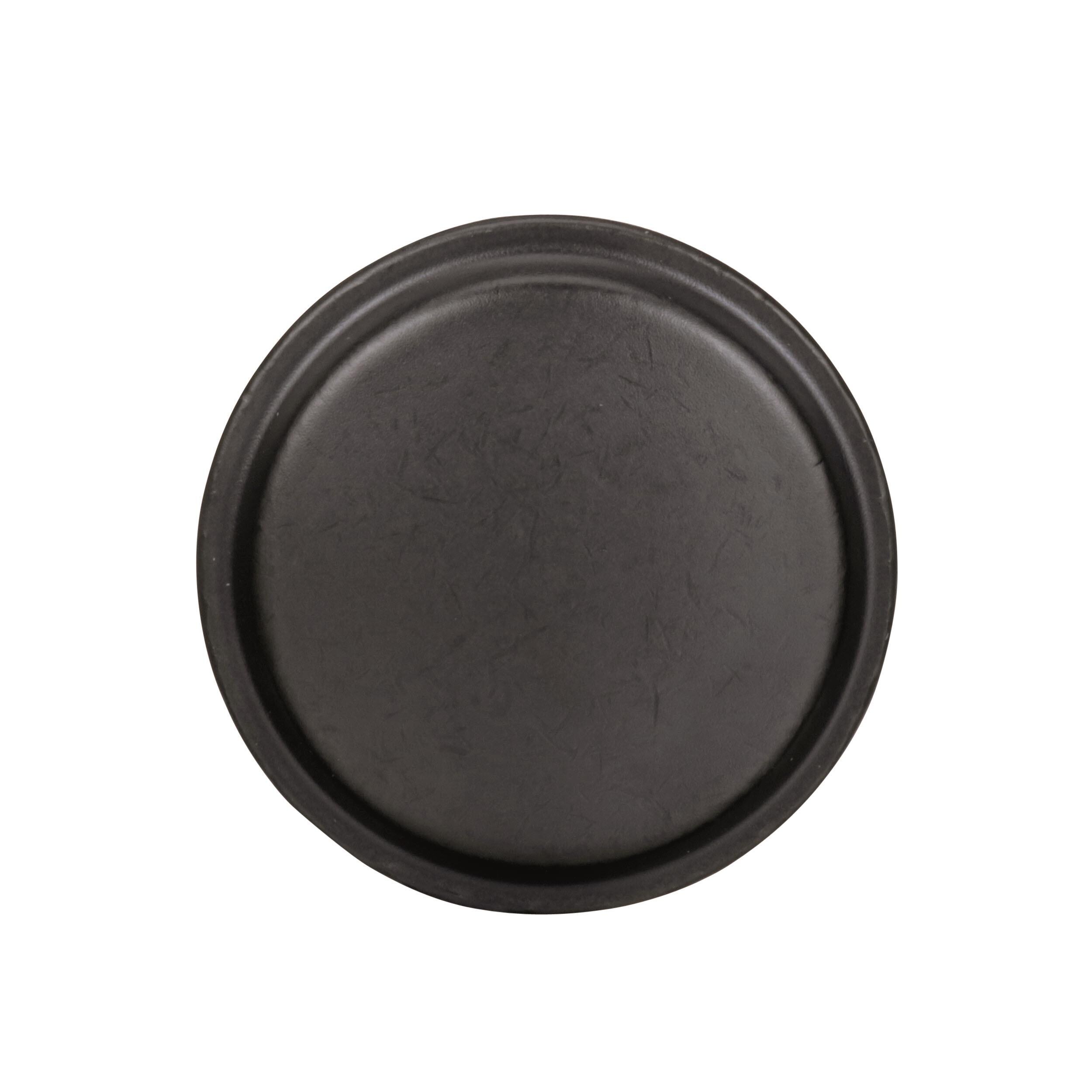 Black Bronze Round Cabinet Knob with Mounting Hardware