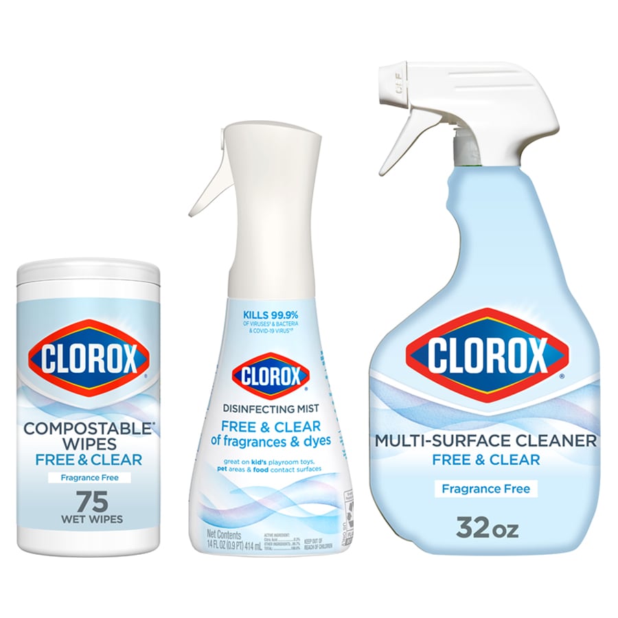 Clorox® Free & Clear Compostable Cleaning Wipes