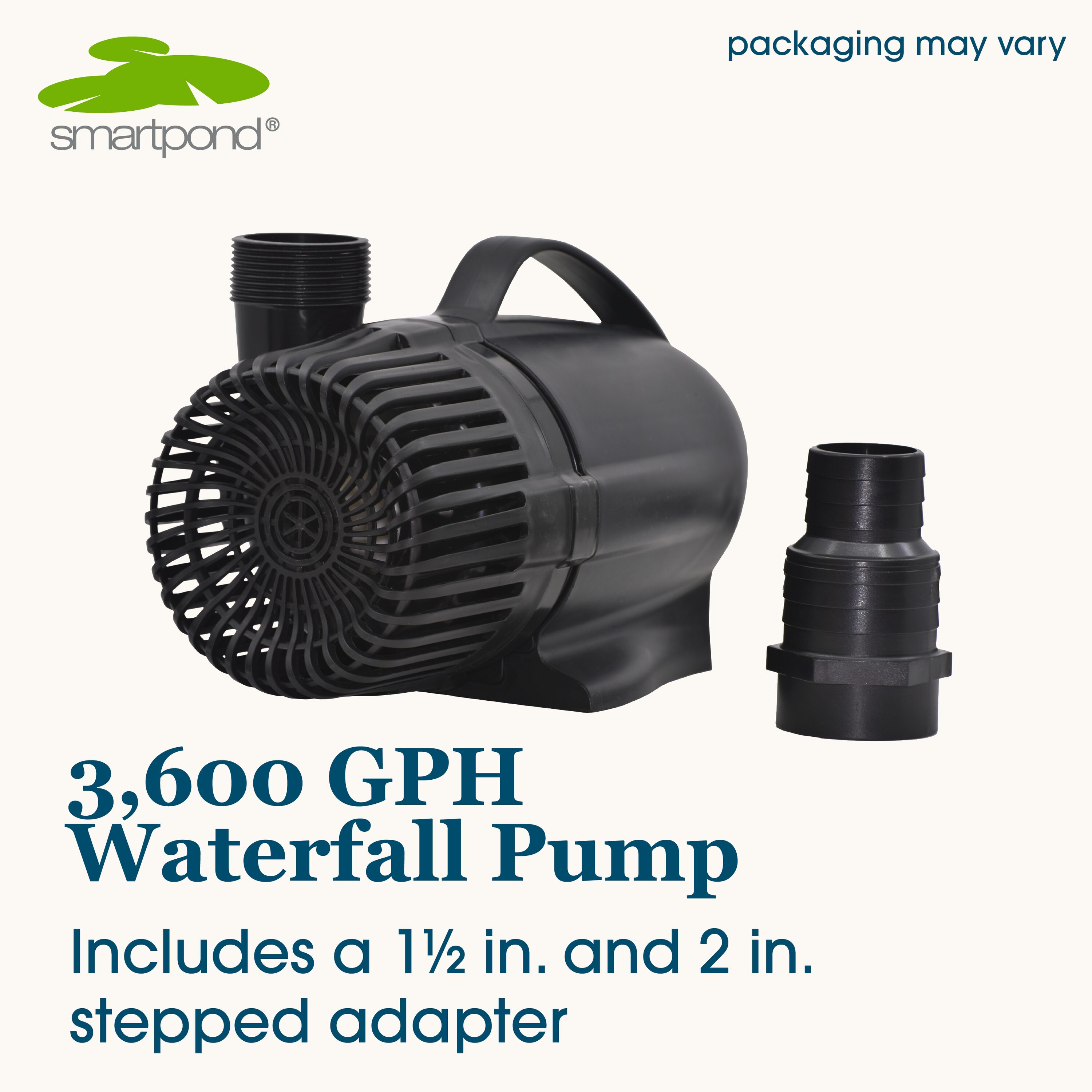 smartpond 3600-GPH Submersible Corded Electric Waterfall Pump in the ...