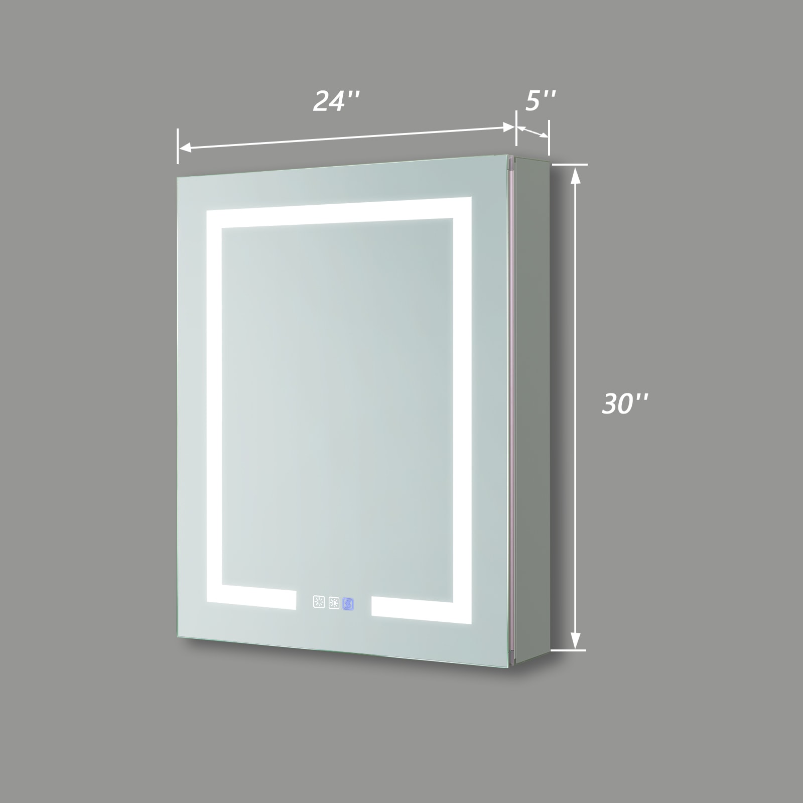 Forclover JSEXDHMC2430-L3 Bathroom-Medicine-Cabinets - View #4