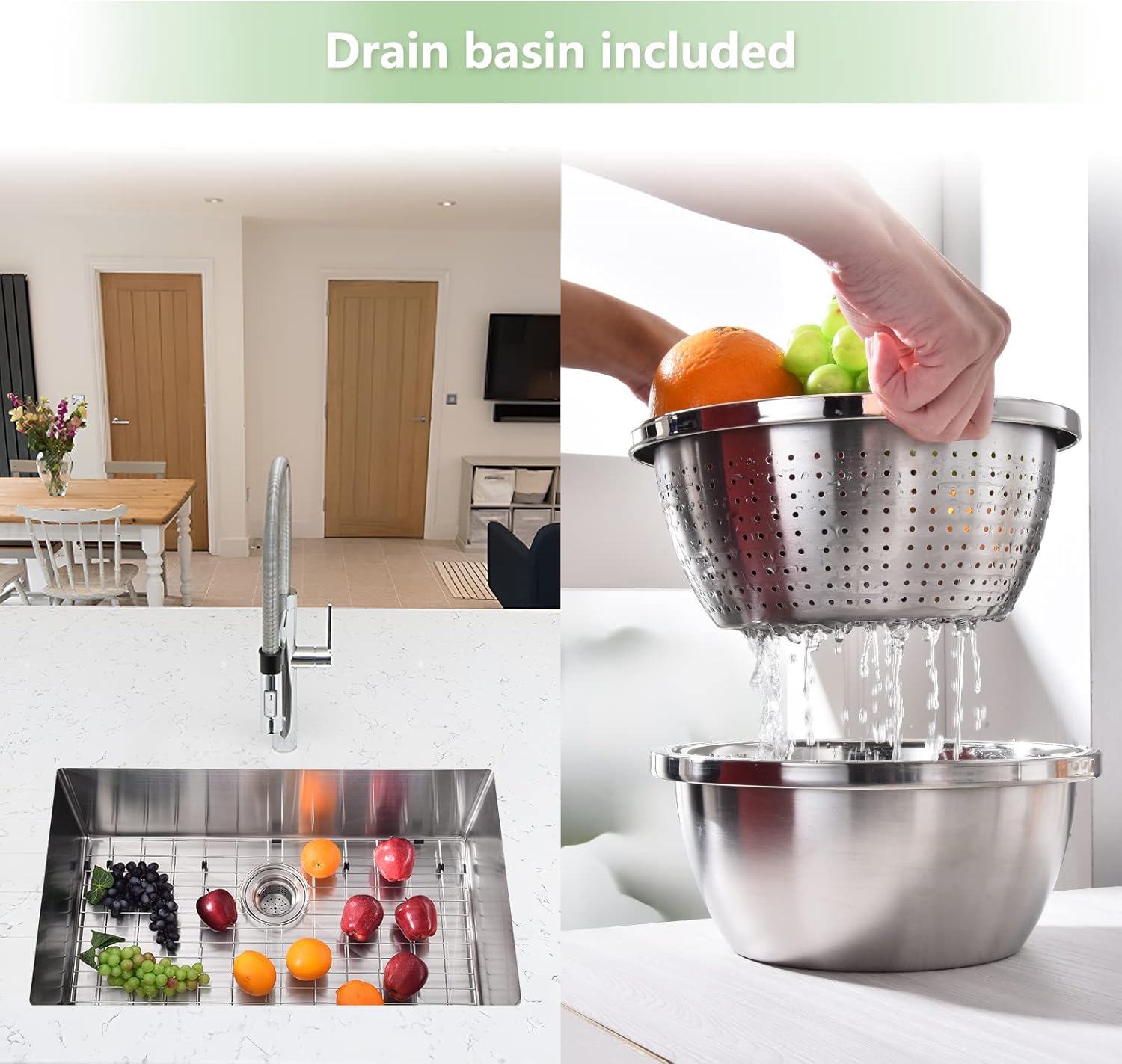 Qeetex DHZ-PHO-14YAEAU0 Kitchen-Sinks - View #2