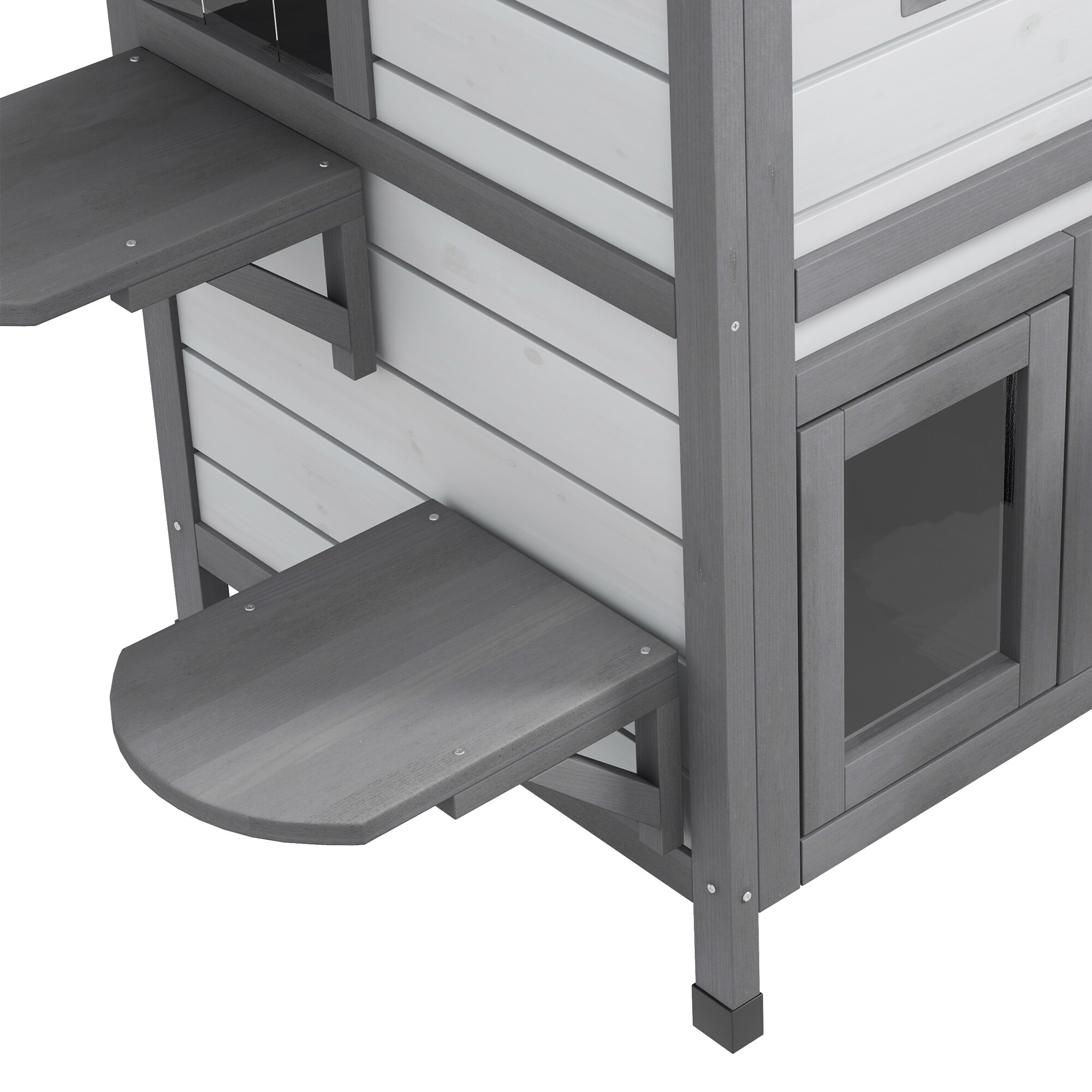 PawHut D30-236WT Dog-Houses - View #7