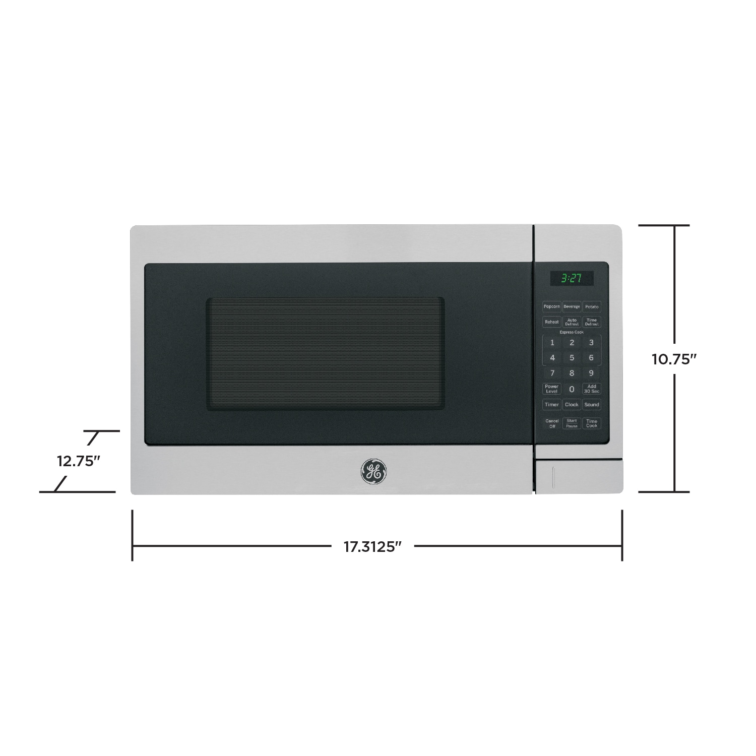 JEM3072DHBB by GE Appliances - GE® 0.7 Cu. Ft. Spacemaker® Countertop  Microwave Oven
