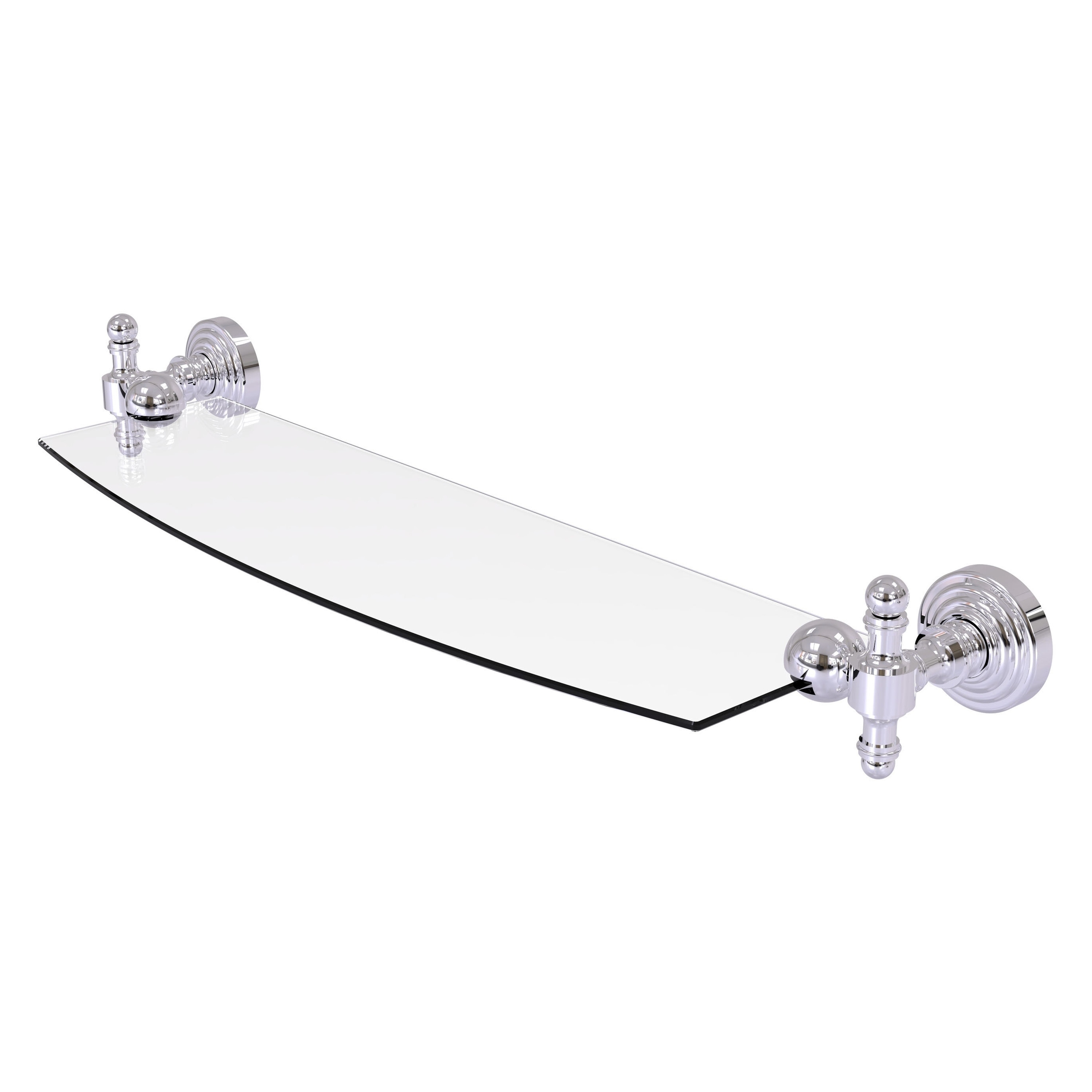 Allied Brass RW-33/18-PC Retro Wave Polished Chrome Wall mount Bathroom Shelf ( 18-in x 2.5-in x 5-in )