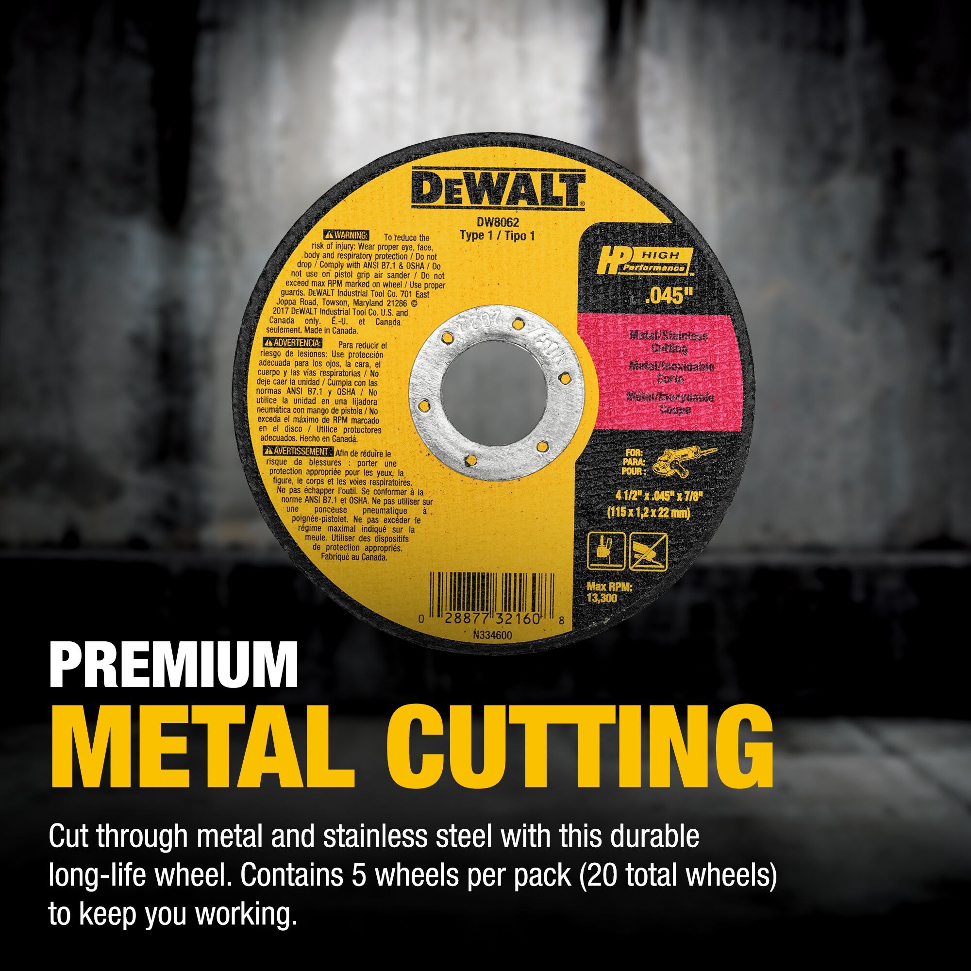 DEWALT DW8062B5-L Abrasive-Wheels - View #8