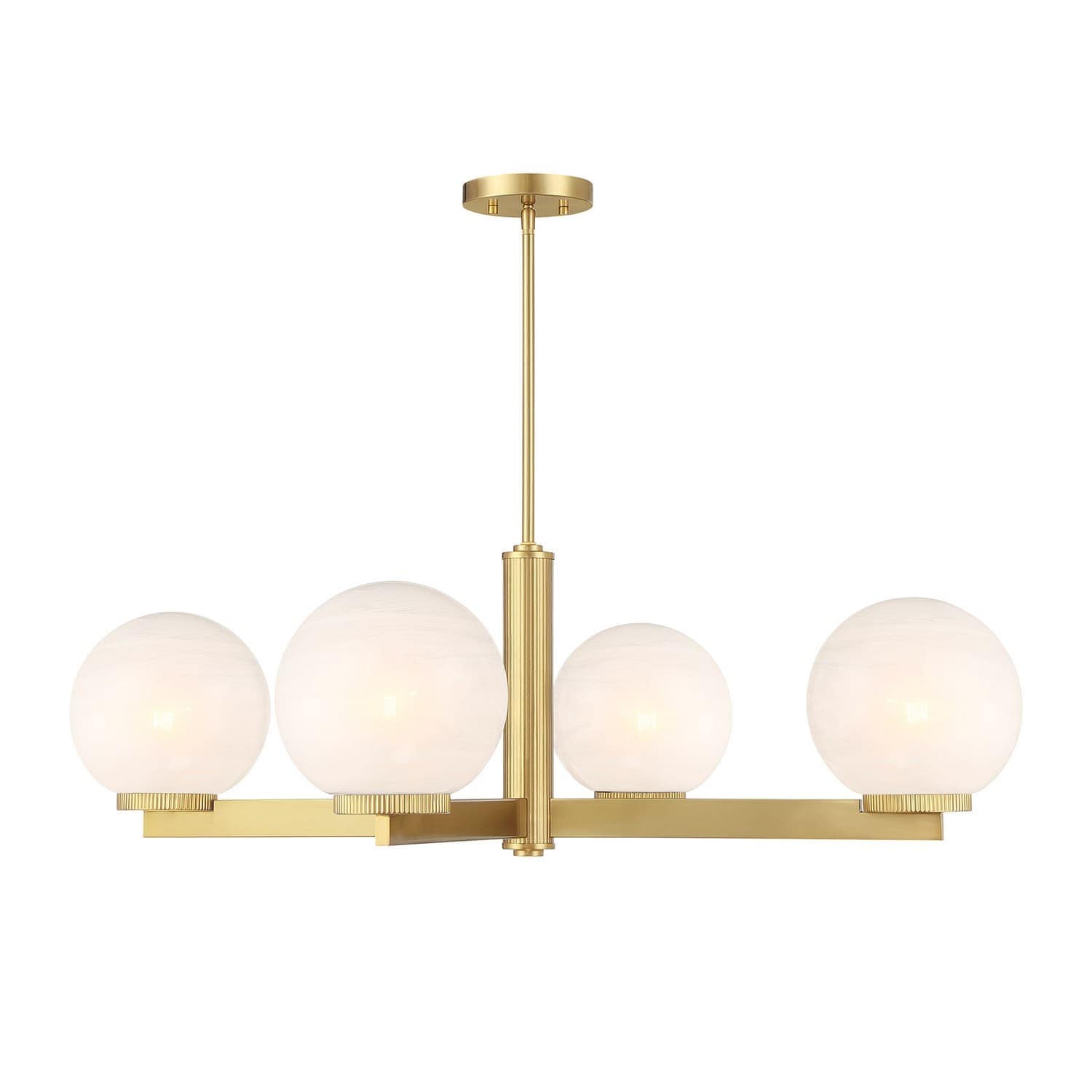 Trade Winds Lighting TW18009NB Chandelier in Natural Brass