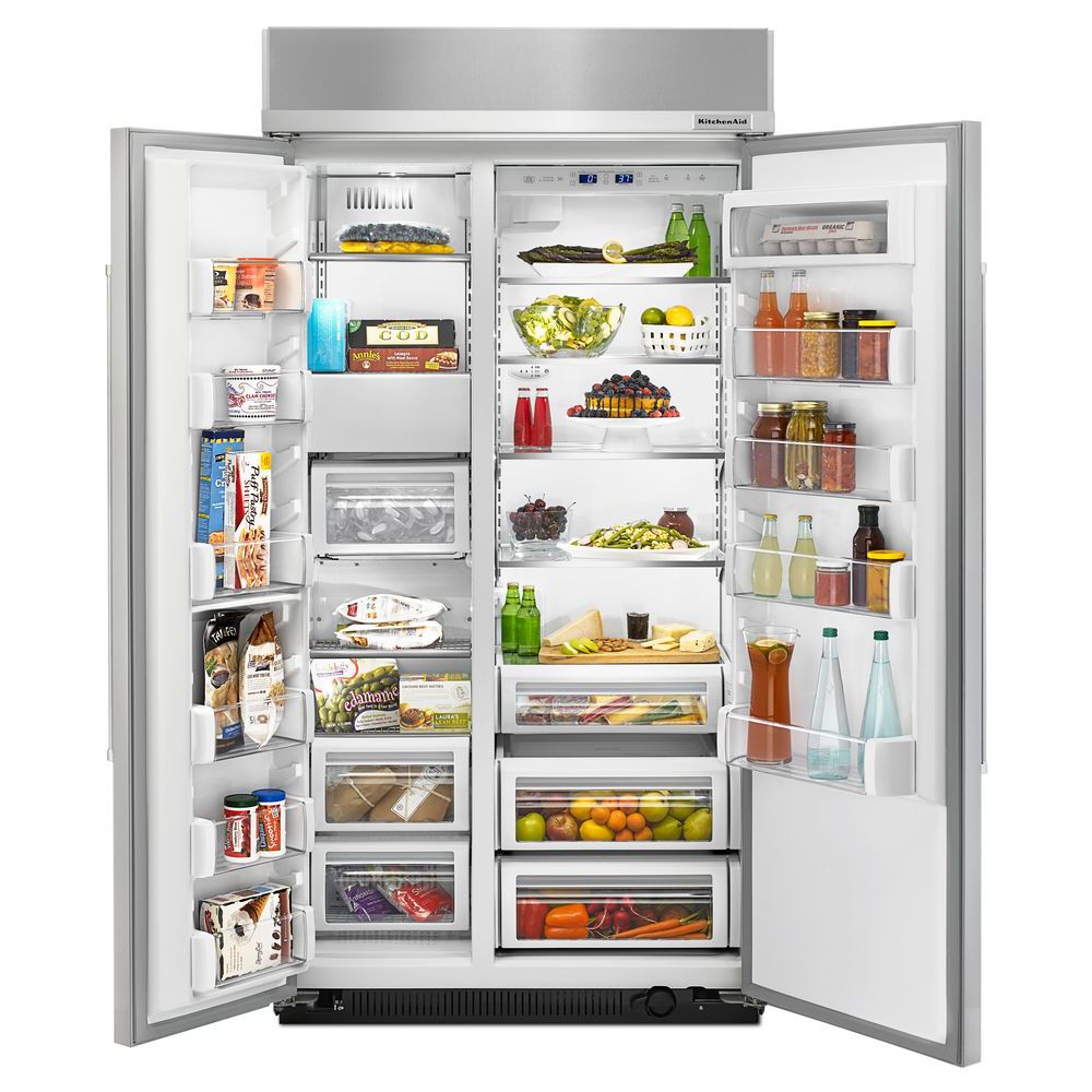 KitchenAid 29.5 Cu. Ft. Side-by-Side Built-In Refrigerator