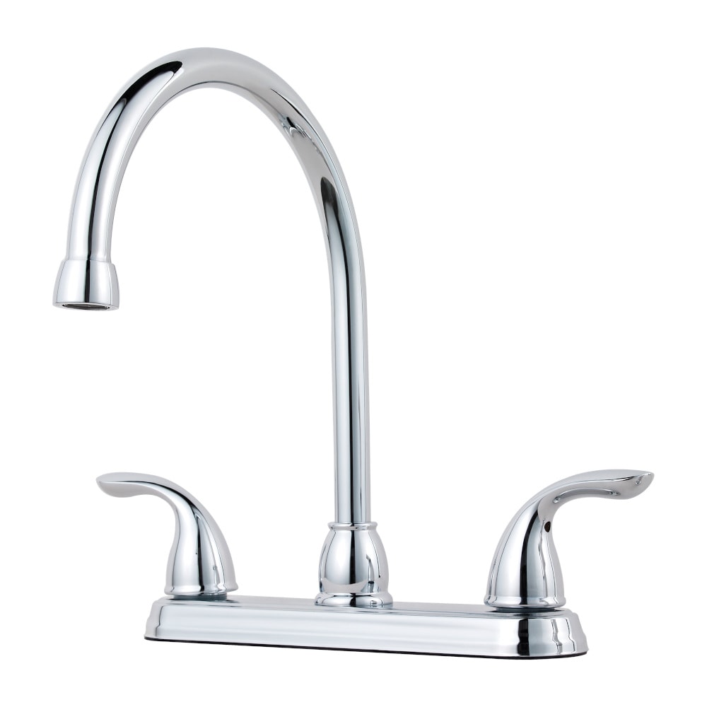 Pfister 712237 Chrome Single Handle Deck-mount Kitchen Faucet ( Deck Plate Included )