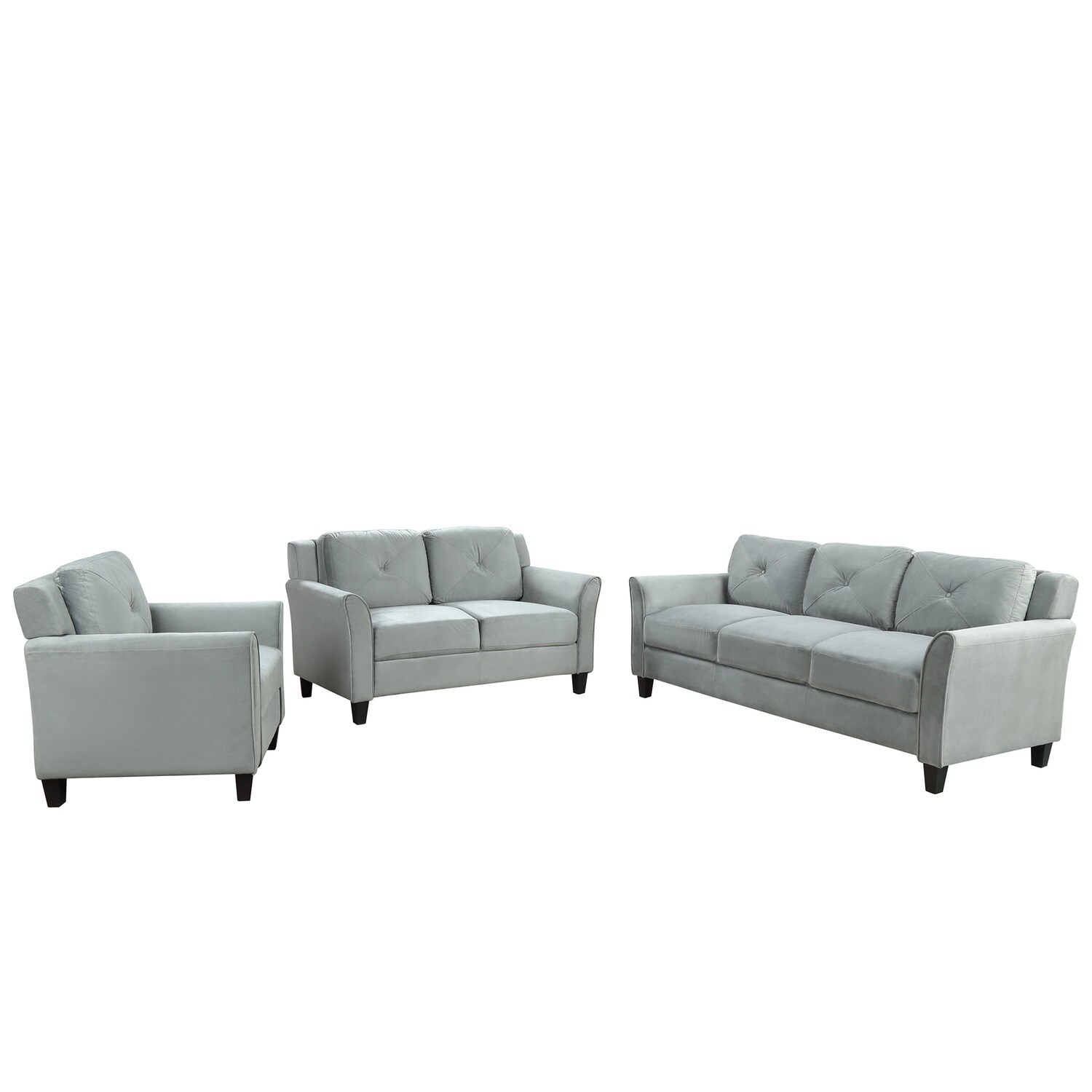 JASMODER WY000048EAA Modern Gray Sofa