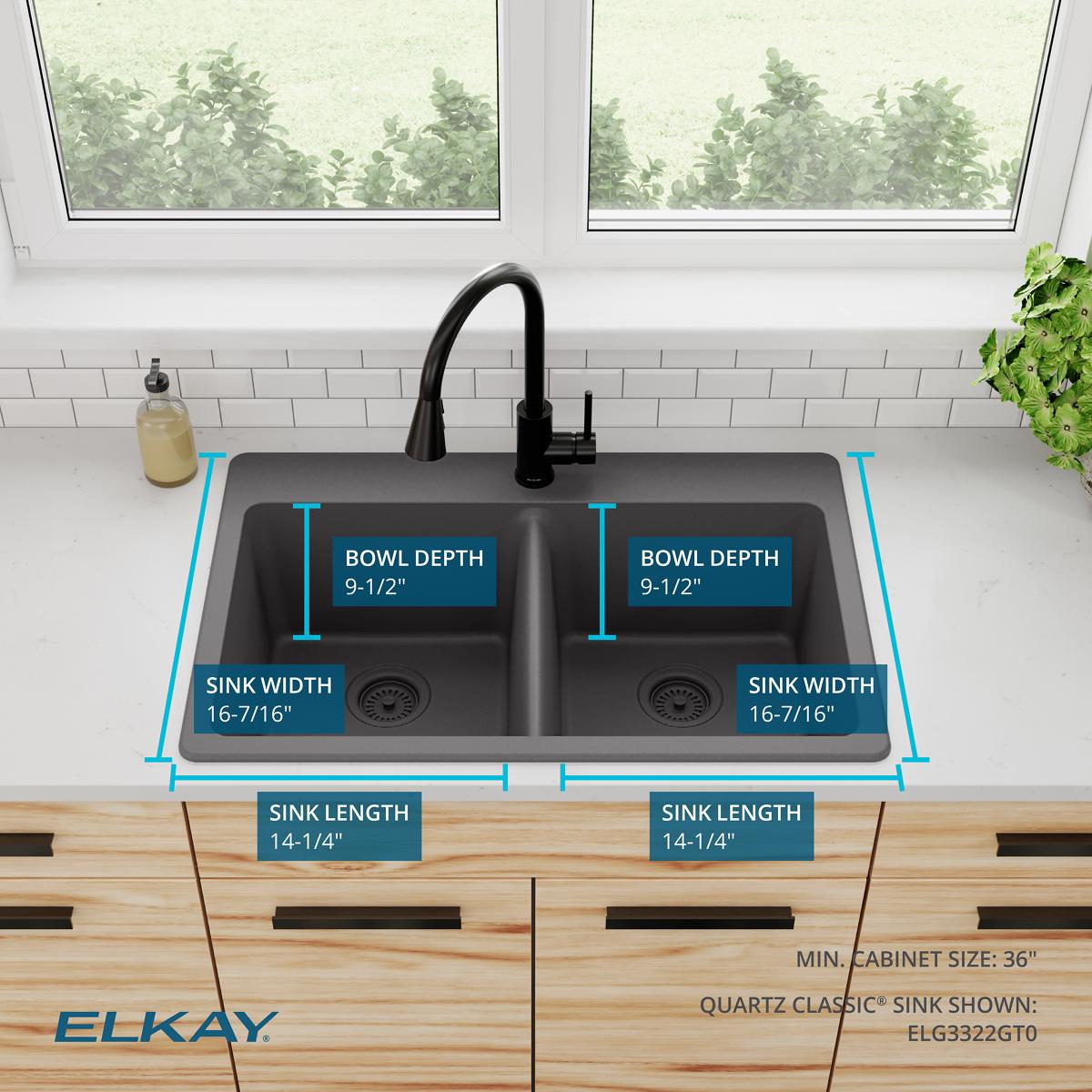 Elkay ELG3322GT0 Kitchen-Sinks - View #4