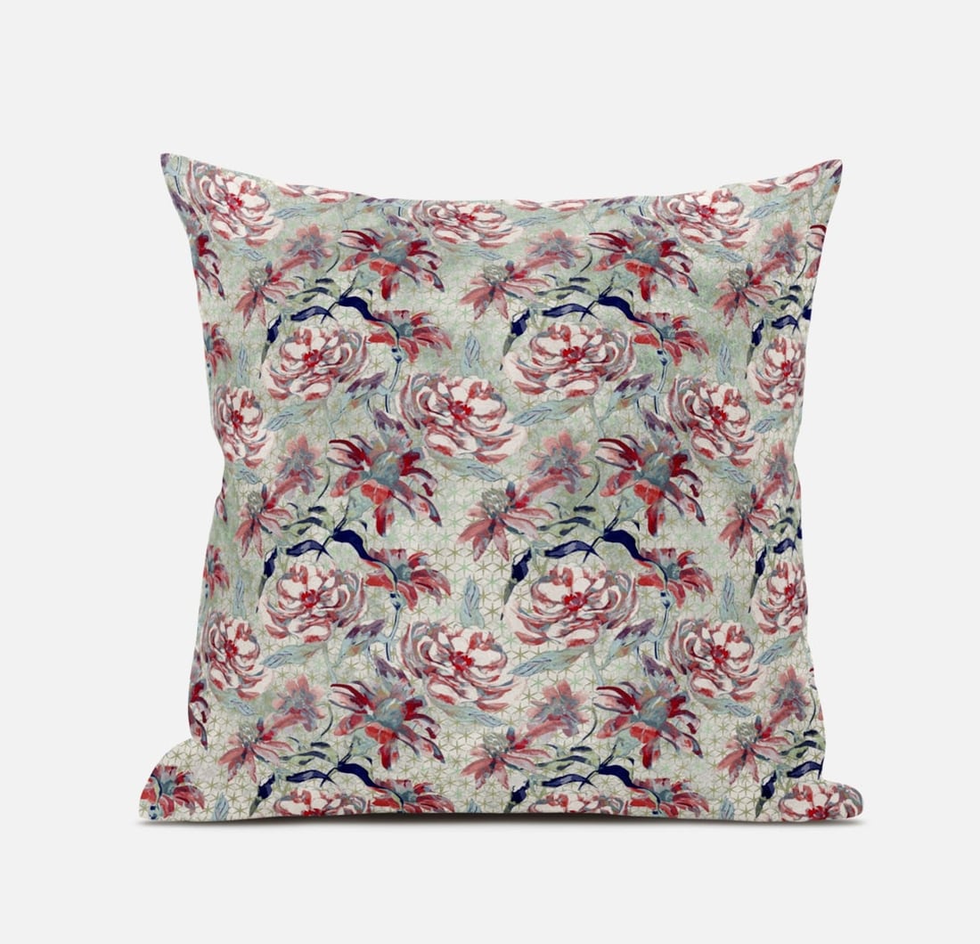 Outta Sight Fuchsia Indoor/Outdoor Decorative Pillow Cover