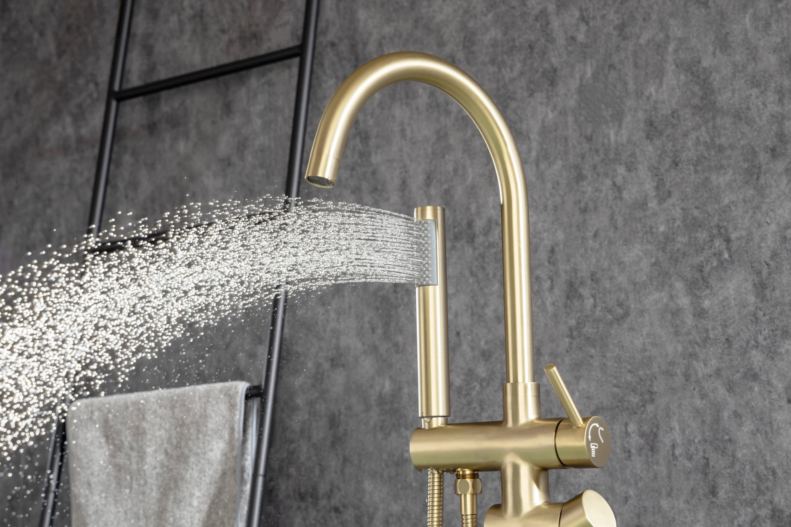 WELLFOR DB-BT4H Roman-Tub-Faucets - View #2