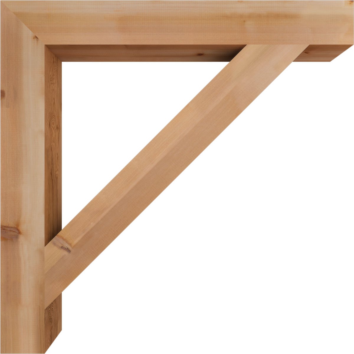 Ekena Millwork BKT06X48X48TRA05SWR Exterior-Brackets-Braces - View #3