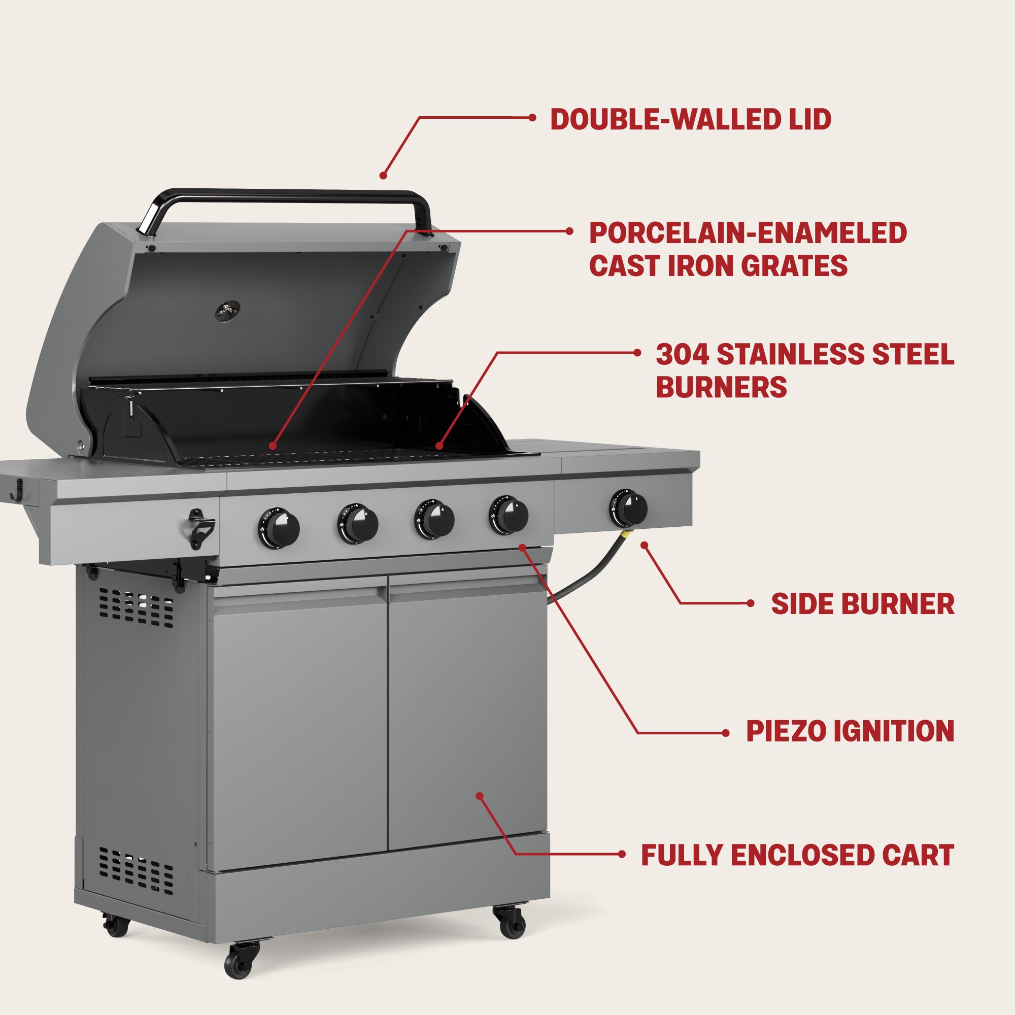 TYTUS TDT-011-GMOD Gas-Grill - View #7