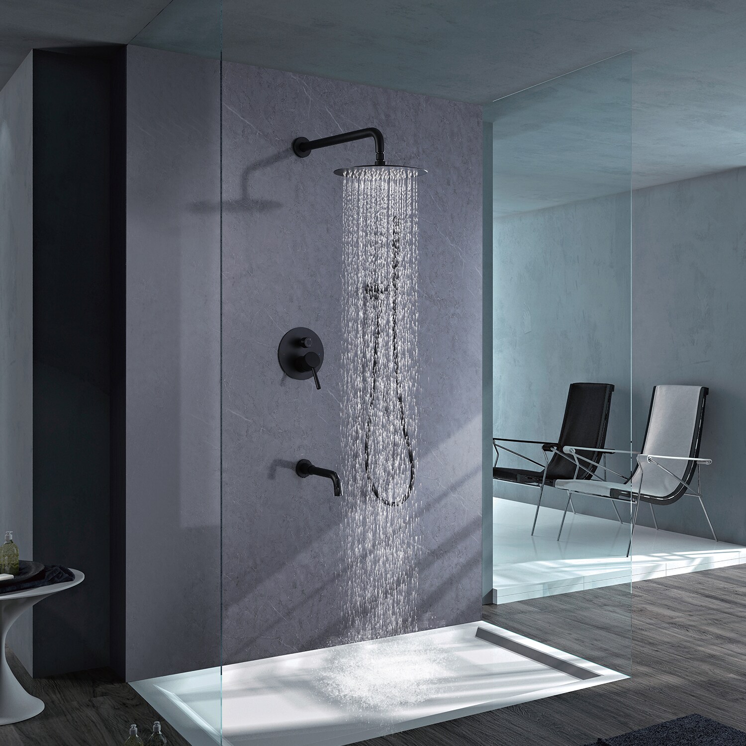 Nestfair KPS85025G Showerhead-Bar-Panels - View #11