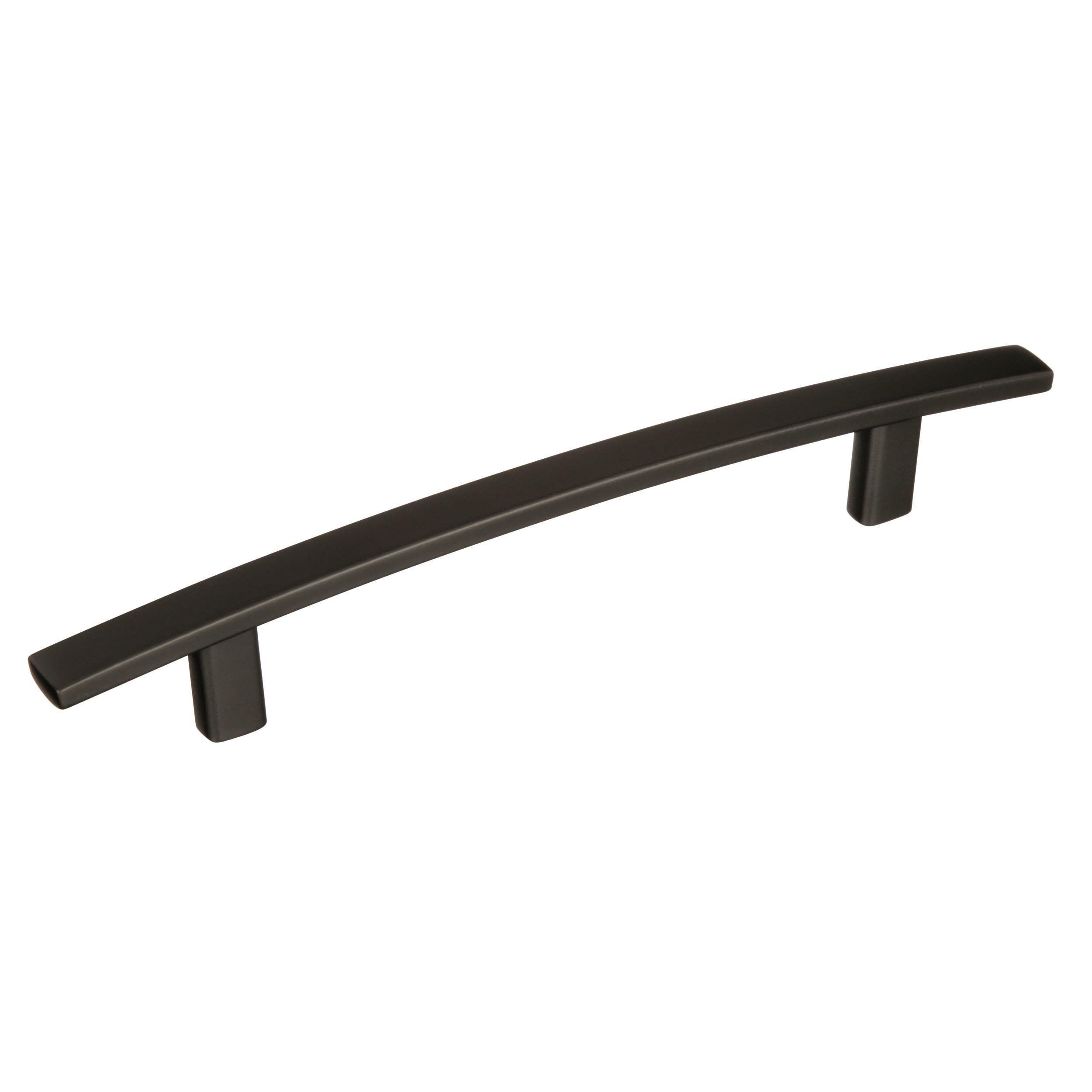 Amerock BP9362BBR Cyprus 5-1/16-in , 128mm Center to Center Black Bronze Arch Handle