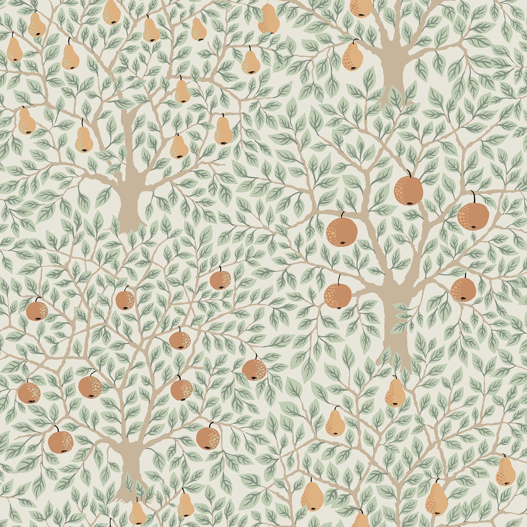 A-Street Prints 2948-33011 Spring 56.4-Sq. Feet Off-White Non-woven Ivy/Vines Unpasted Wallpaper