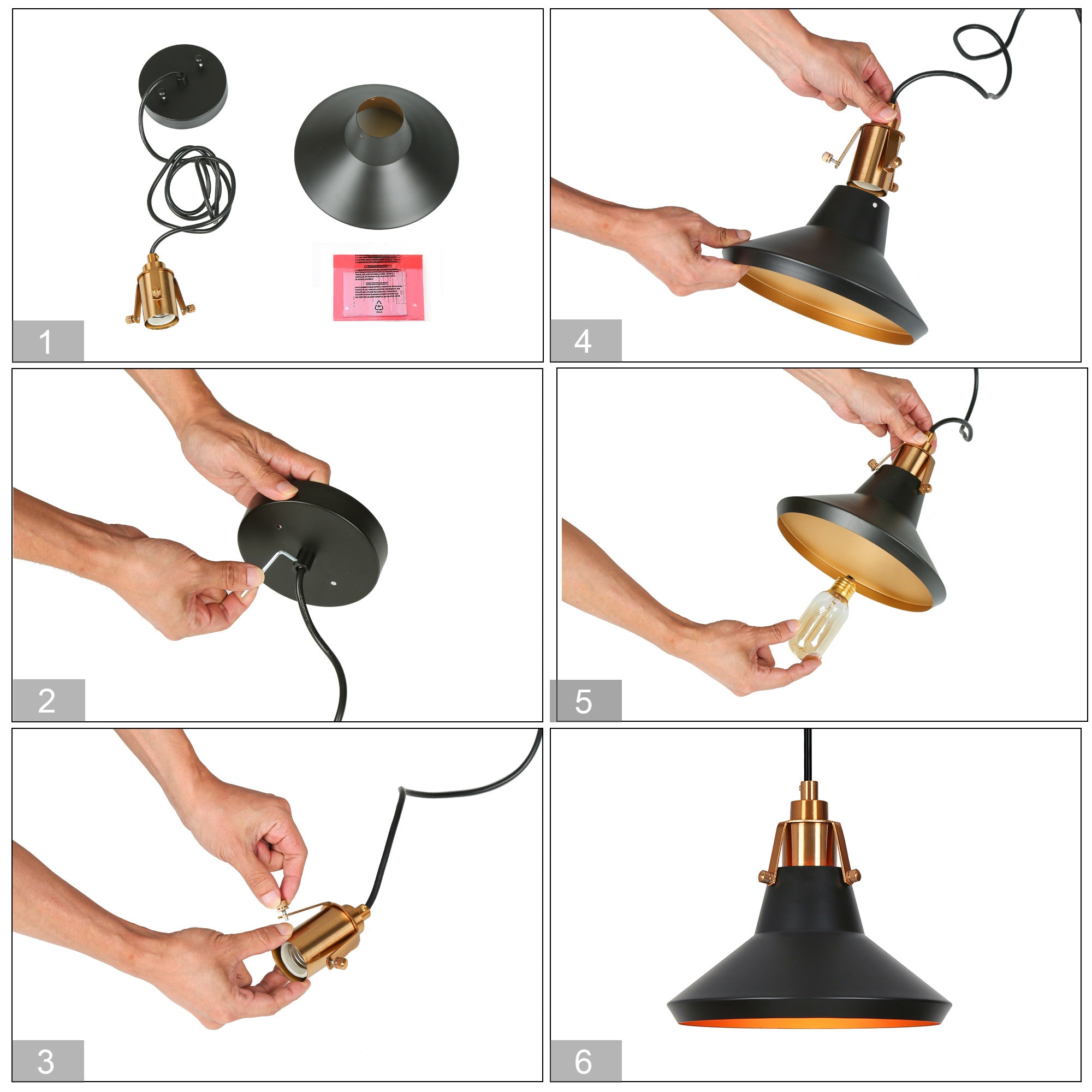 ZEVNI L3UY2IRRW934PSM8 Pendant-Lights - View #12