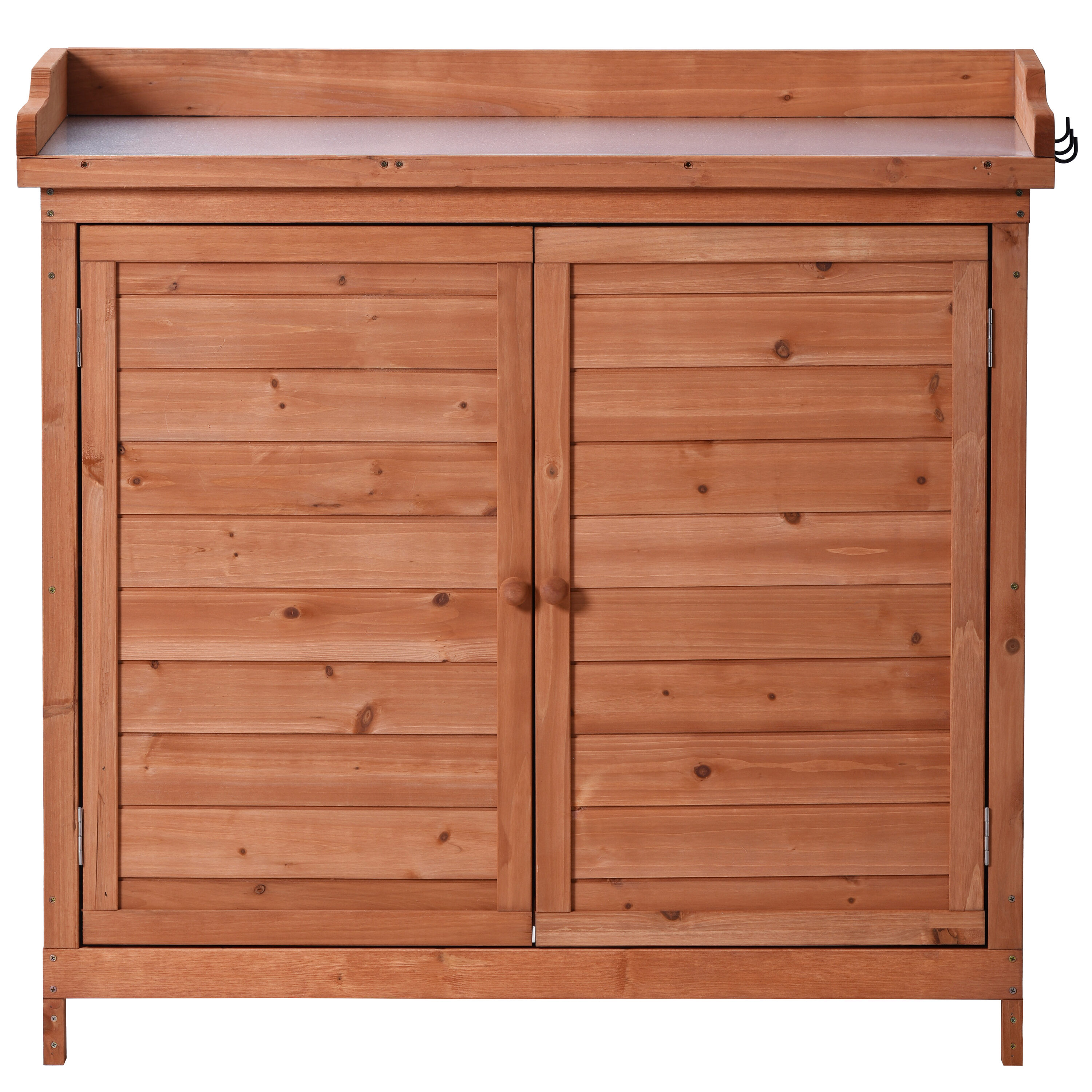 Flynama J-V-285324AAA 19.1-in x 37.4-in x 39-in Orange Potting Bench
