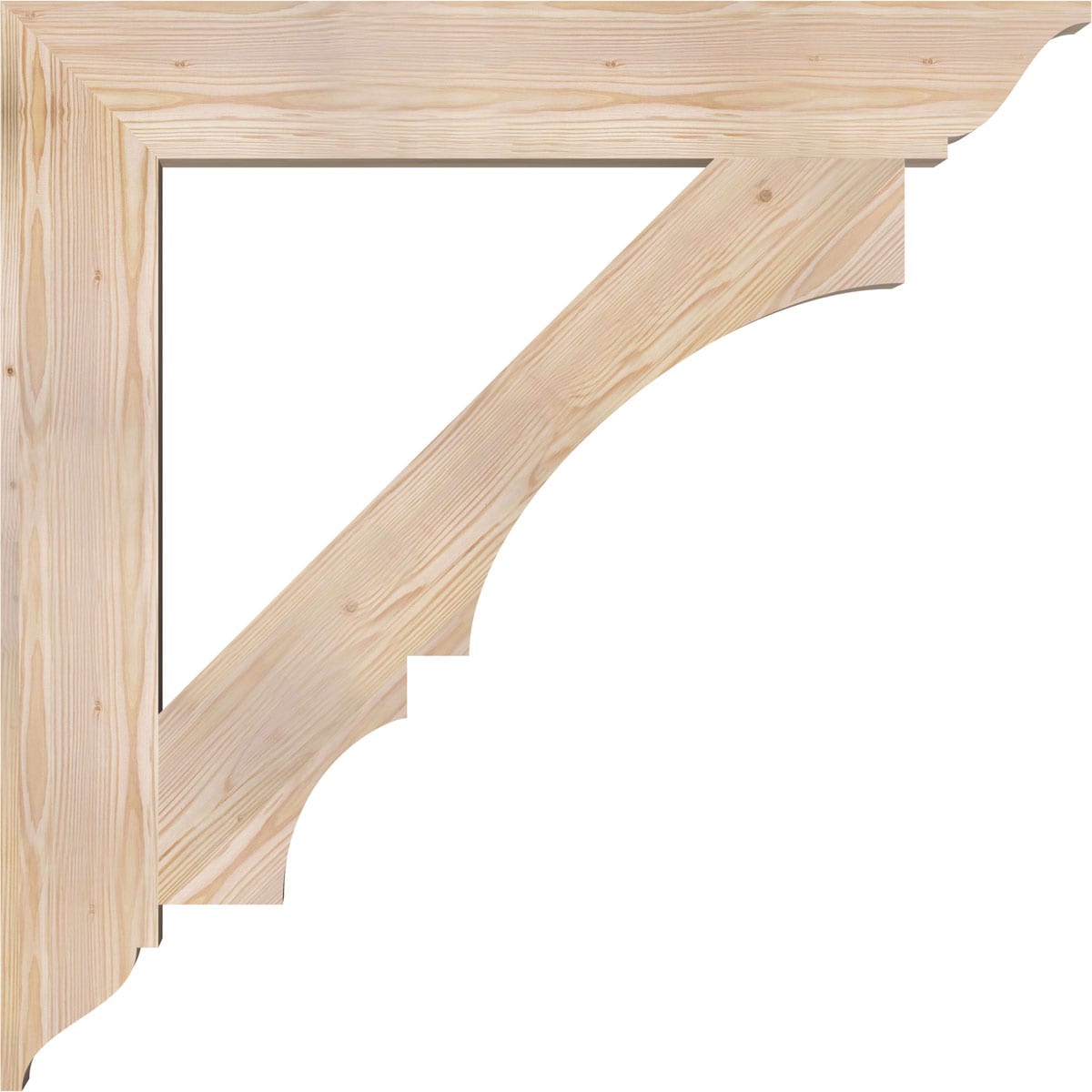Ekena Millwork BKT06X38X38BOA01SDF Exterior-Brackets-Braces - View #3