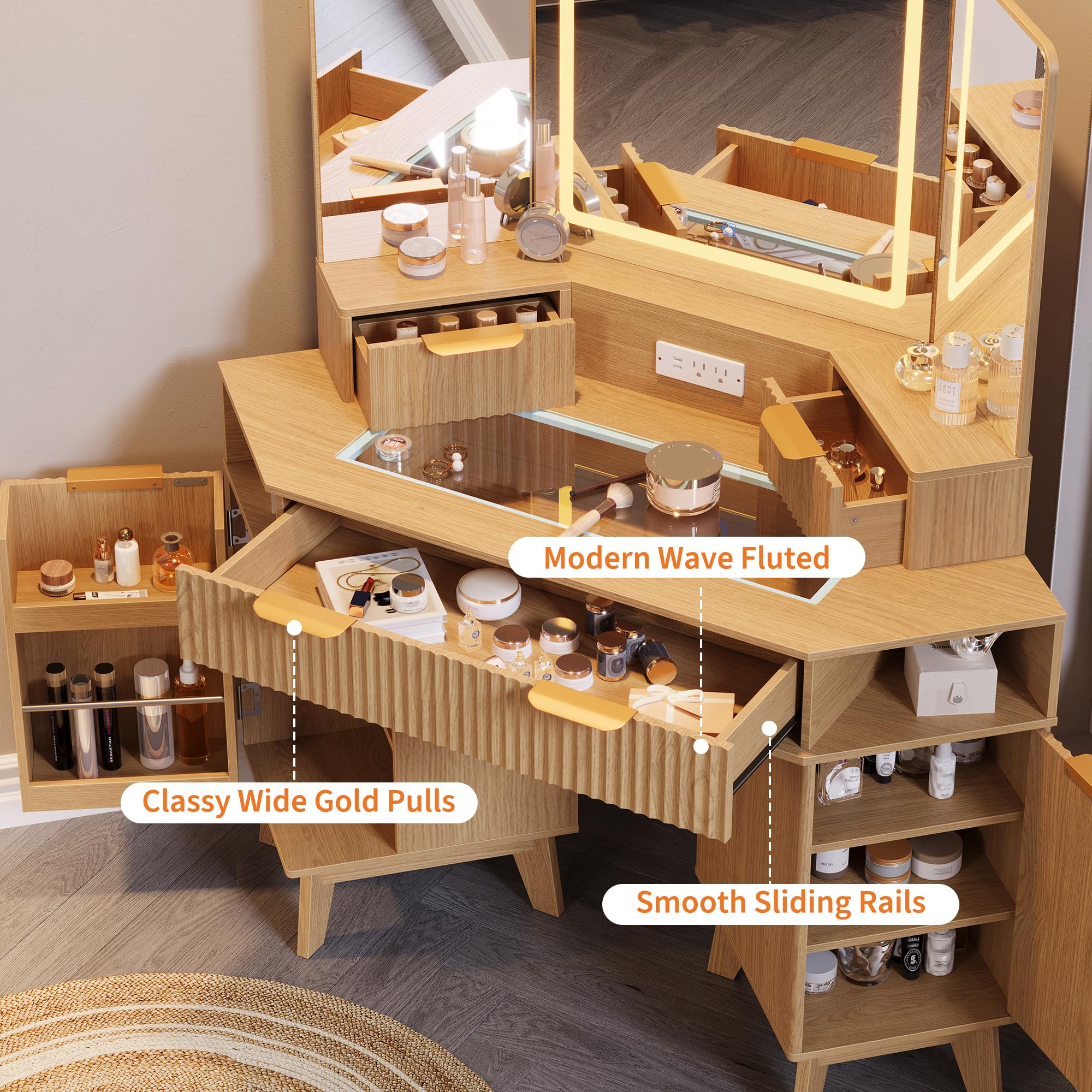 Garvee HHZ-PHK-35AS78SJ Bedroom-Vanities - View #5