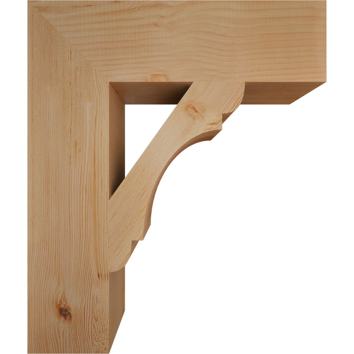 Ekena Millwork BKT06X22X26OLY05SDF Exterior-Brackets-Braces - View #3