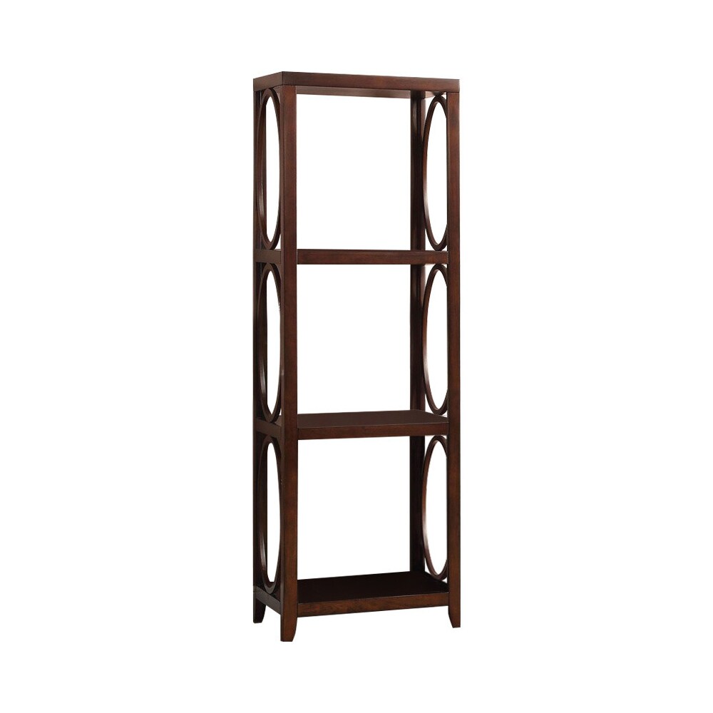 Benzara BM172718 Contemporary/Modern Brown China cabinet with Wine Storage