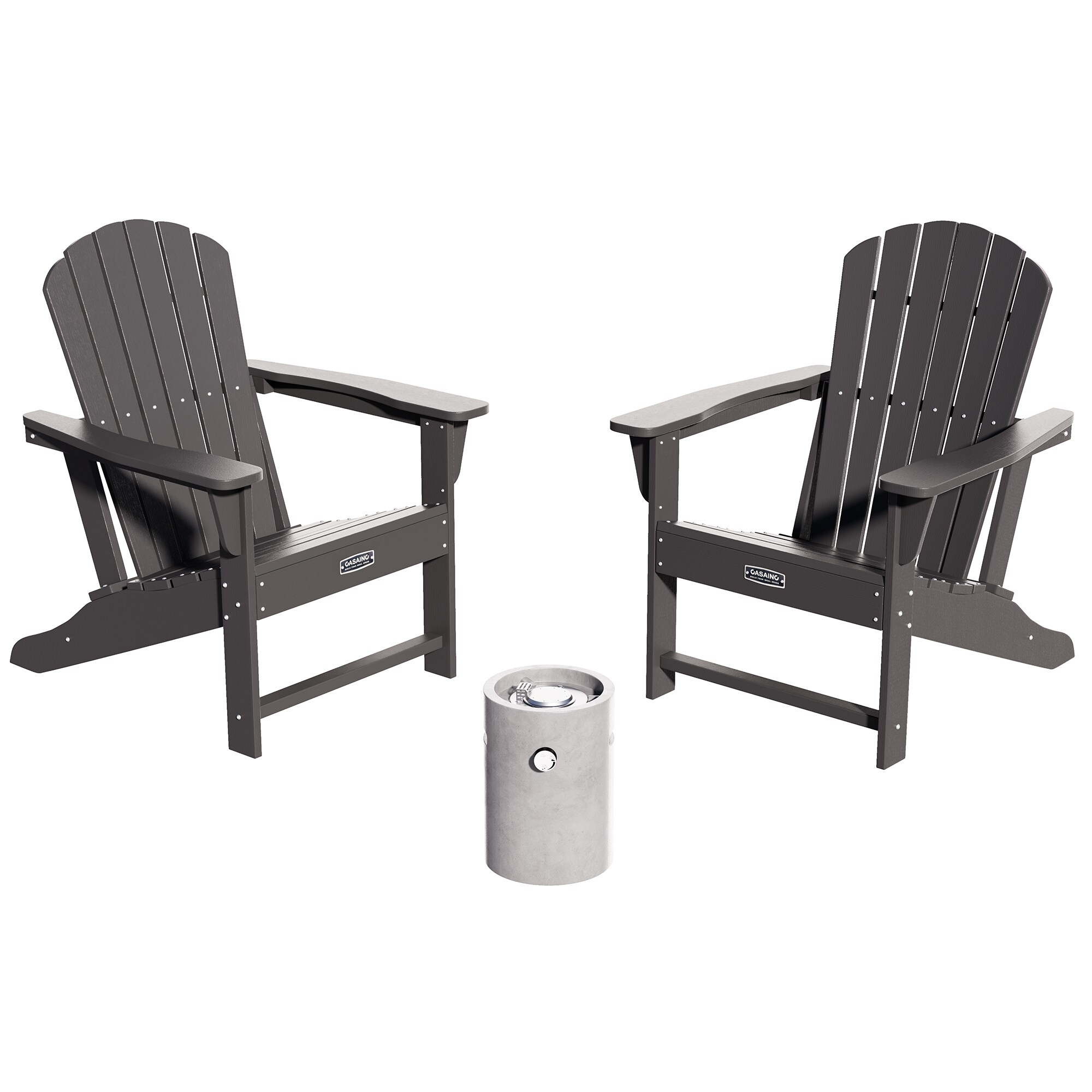 Adirondack chairs with fire pit Patio Furniture Sets at Lowes