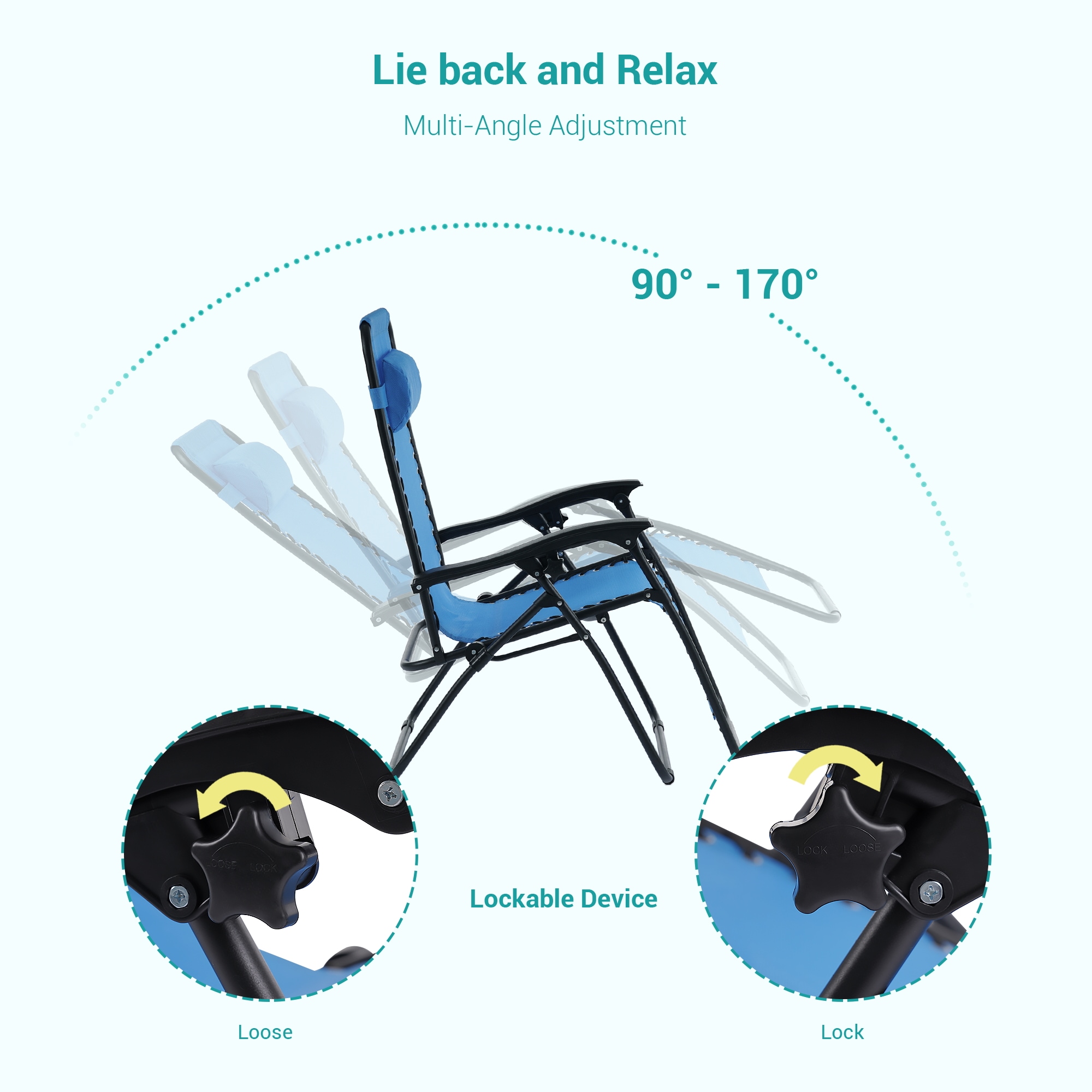 ACEGOSES LW-LF002LB Patio-Chairs - View #2