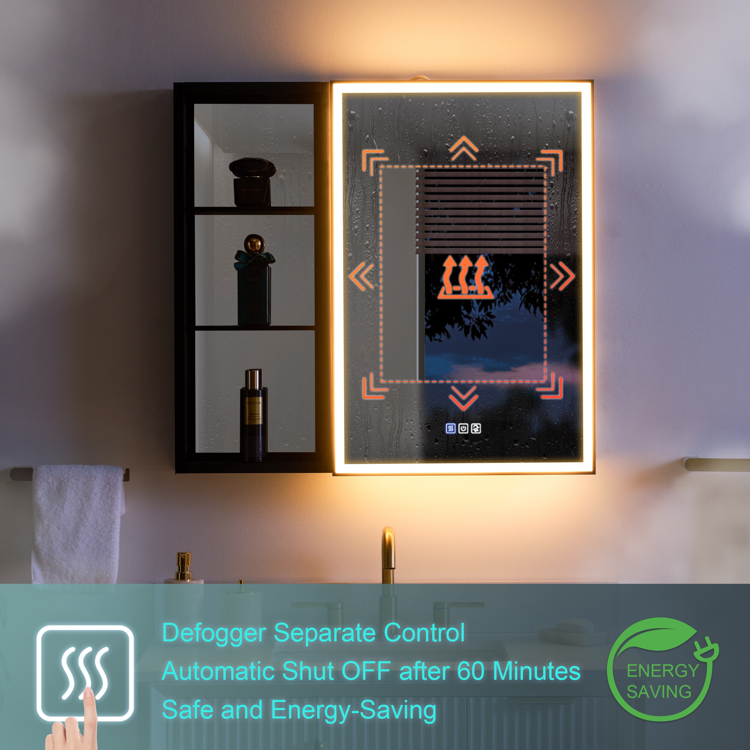 WELLFOR W12MCL2030R-MC Bathroom-Medicine-Cabinets - View #9