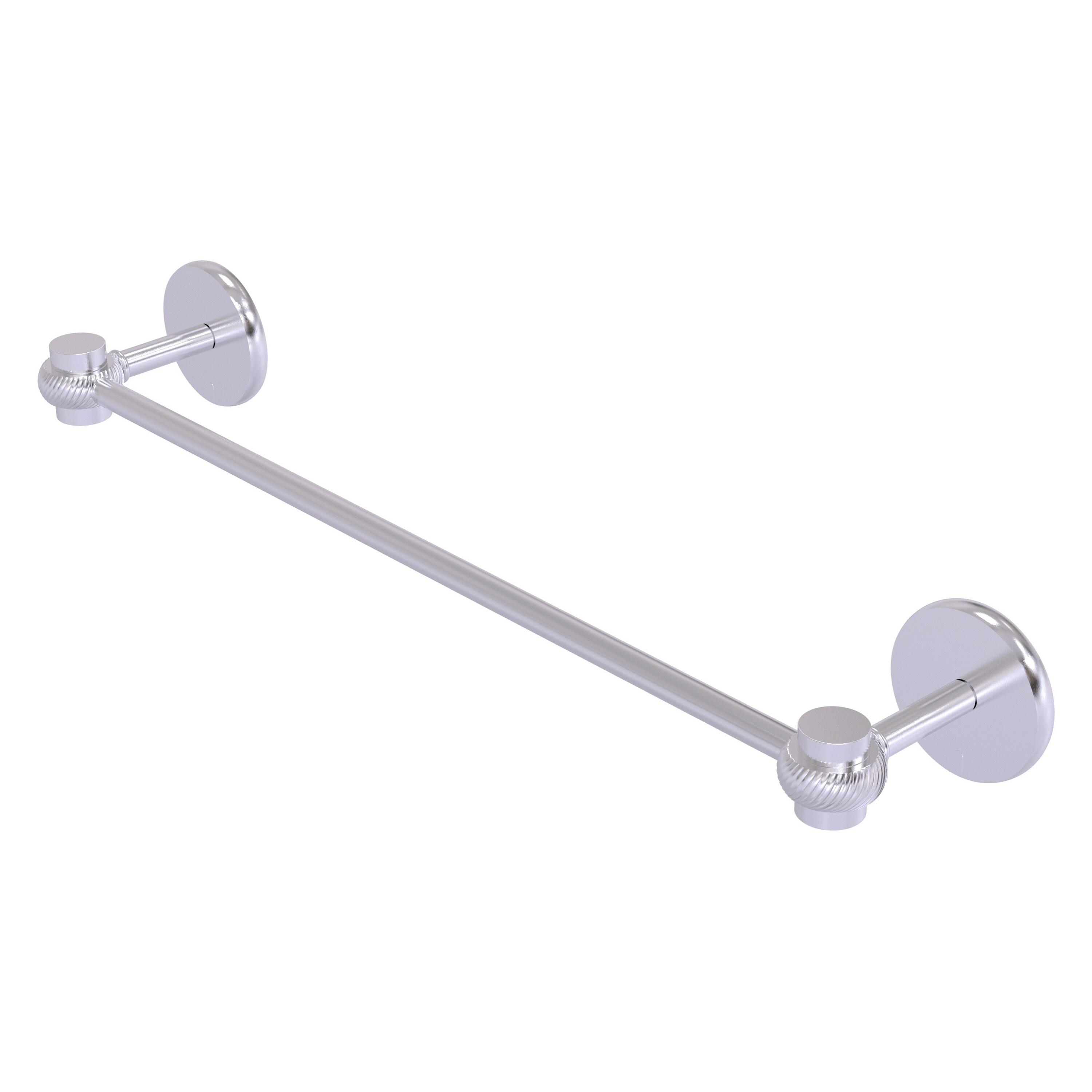 Allied Brass 7131T/36-SCH Satellite Orbit One 36-in Satin Chrome Wall mount Single Towel Bar