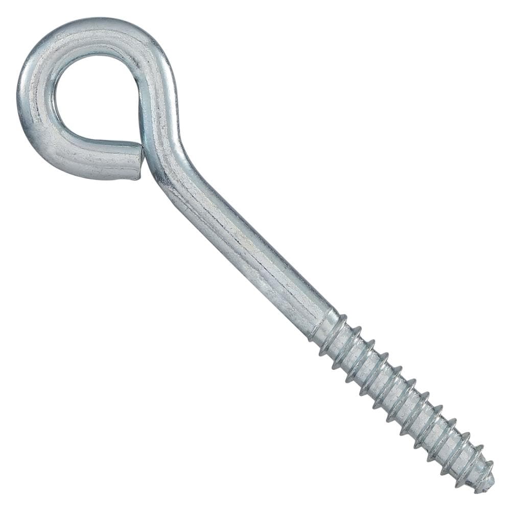 National Hardware 1/4-in 1-1/2-in Zinc-plated Interior/Exterior Coarse Thread  Eye Bolt in the Specialty Bolts department at