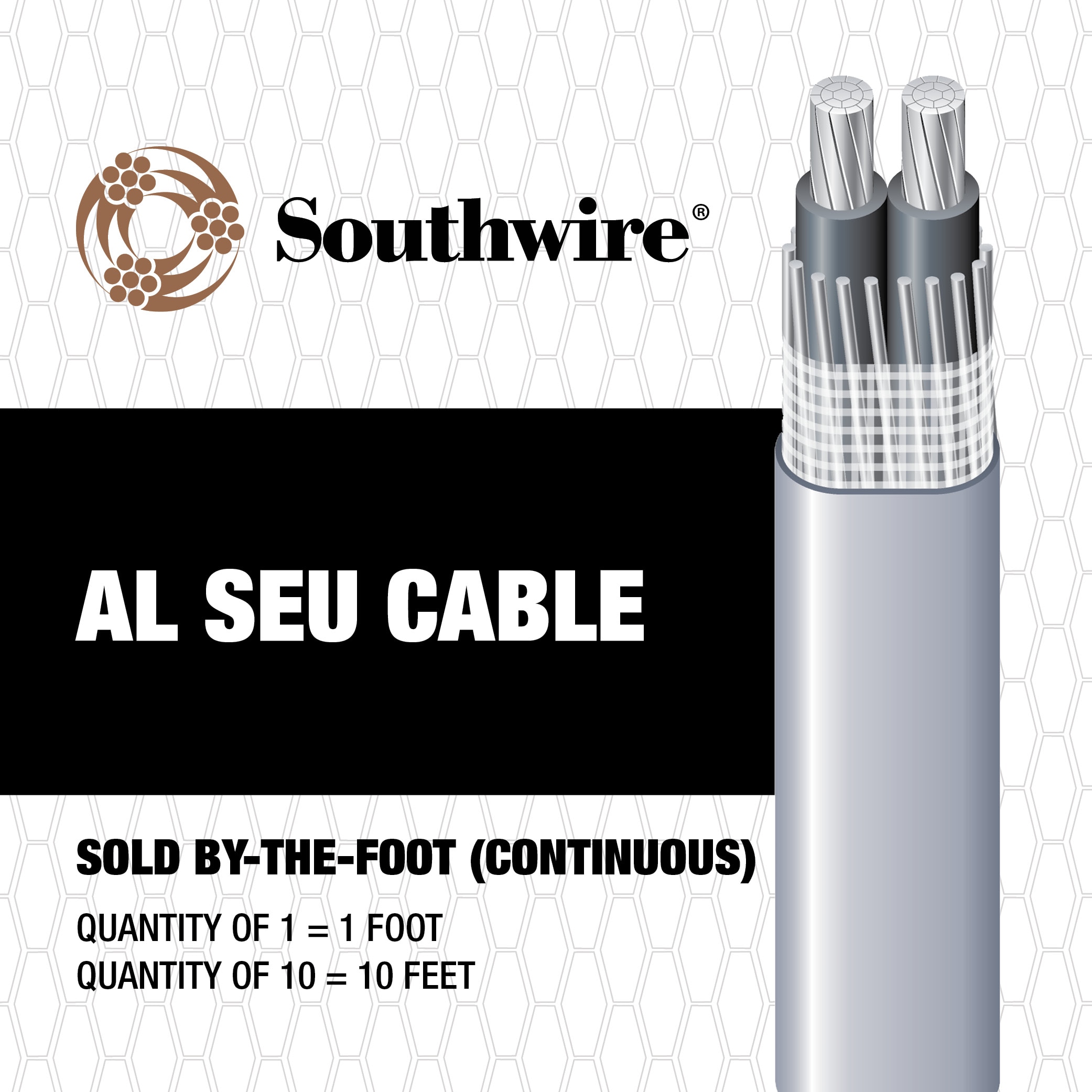 4/0, 4/0, 4/0 Aluminum SEU Service Entrance Cable
