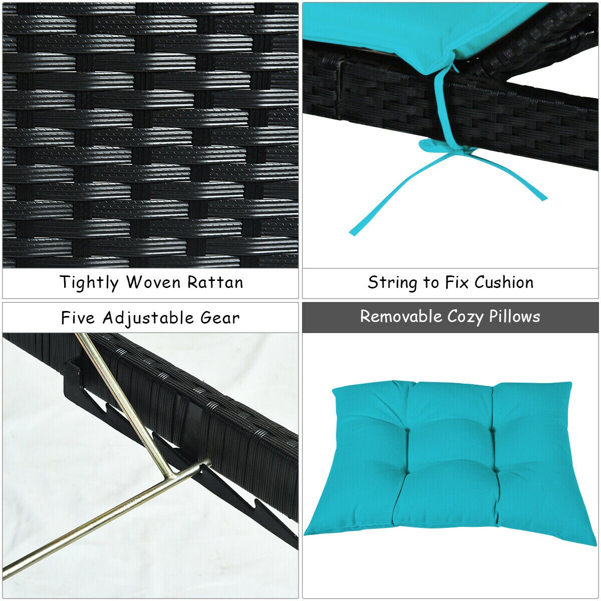 WELLFOR OUGN63212TU Patio-Chairs - View #8
