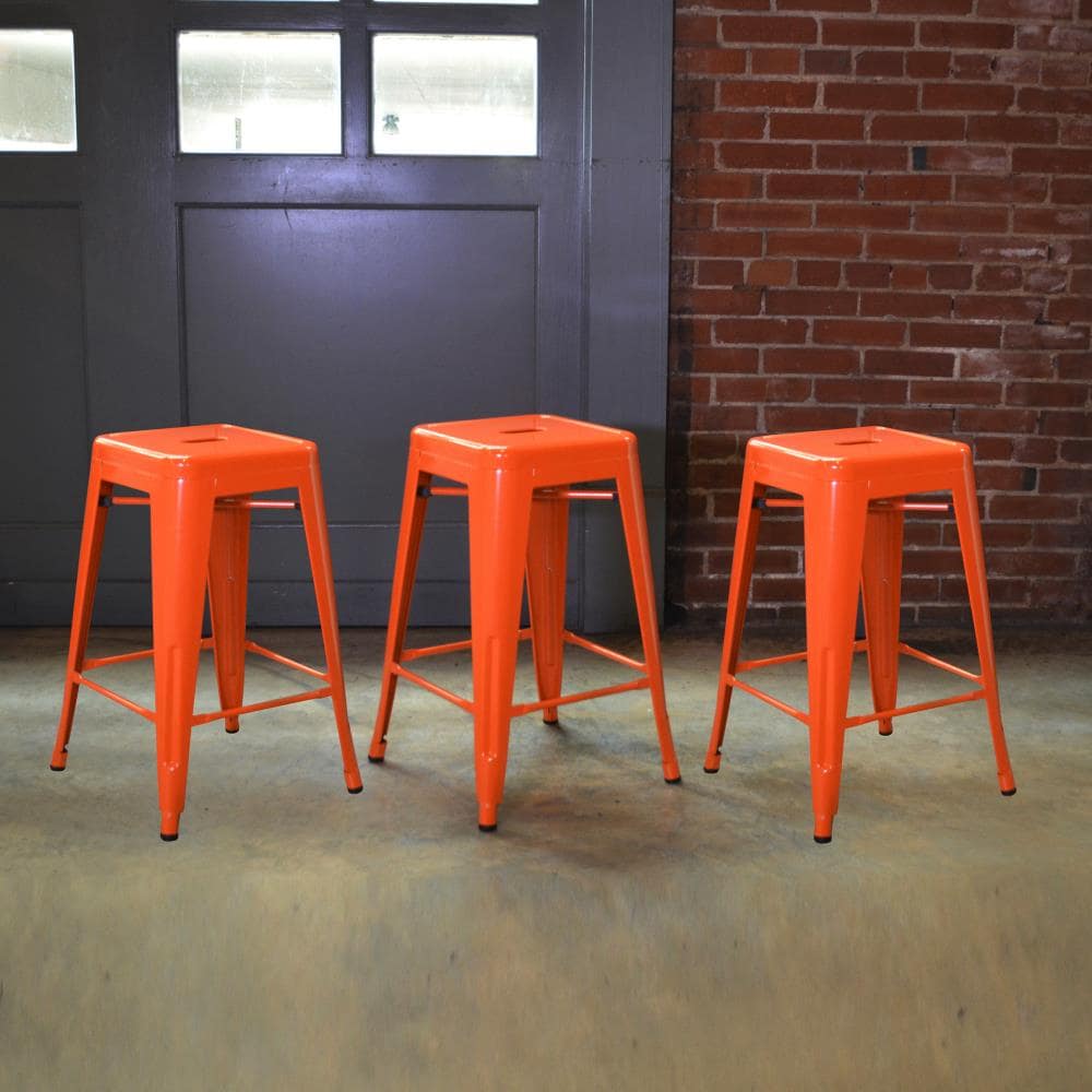 AmeriHome BS24ORNG3 stools - View #5