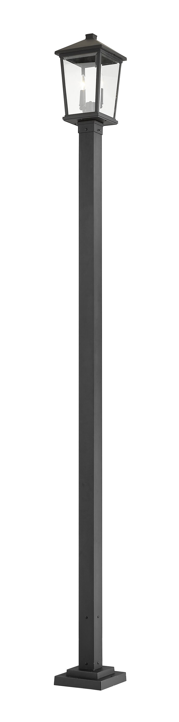 Z-Lite 568PHBS-536P-BK Beacon 104.5-in Black Transitional Outdoor Post Light