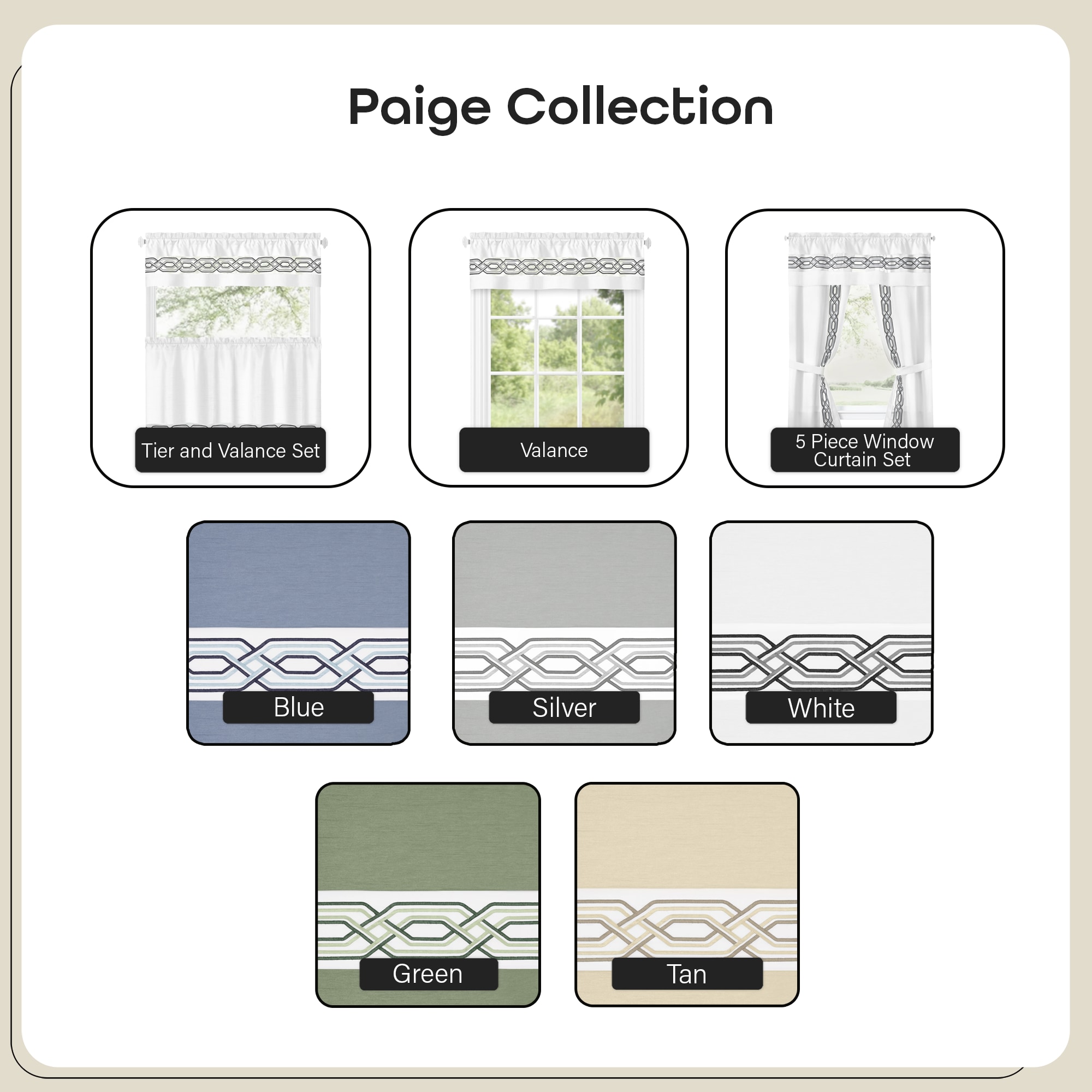 Achim PA5P84WT12 curtains - View #7