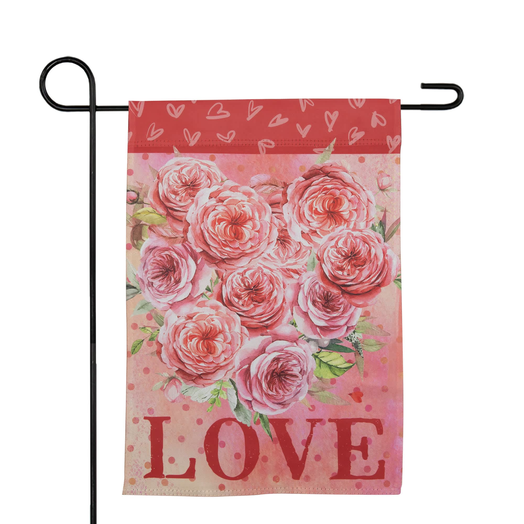 Northlight Love Rose Bouquet Garden Flag - Thumbnail 5