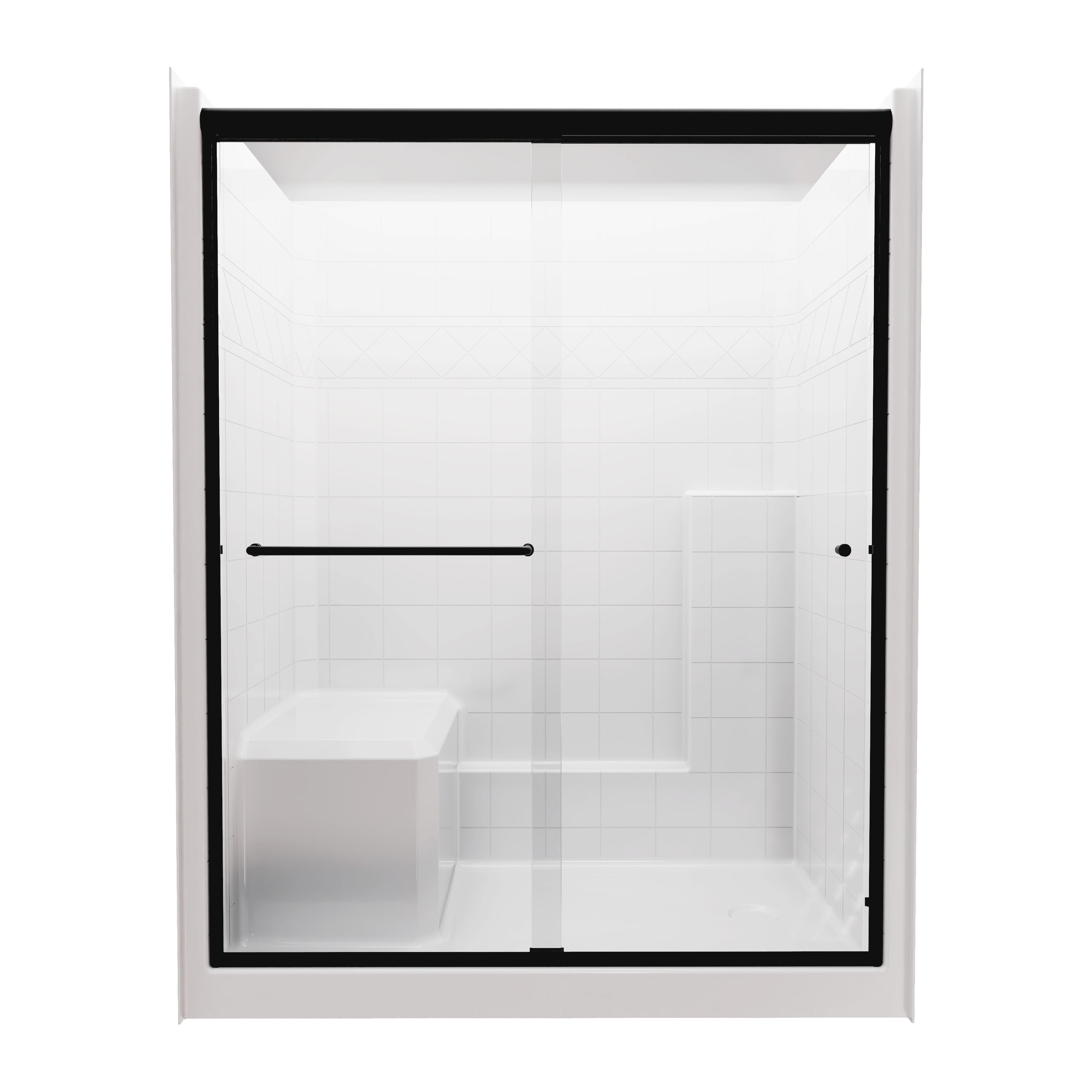 Laurel Mountain LM6036SH1S1PLWM1 Alcove-Shower-Kit - View #2