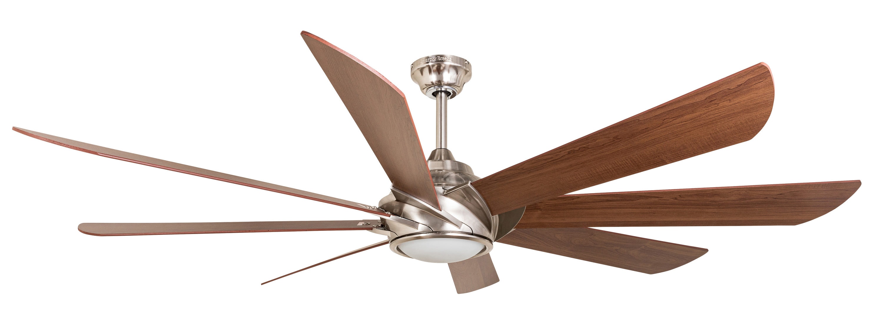 NEW HARBOR BREEZE HYDRA 70" Brushed Nickel Indoor Ceiling Fan Remote LED Light 