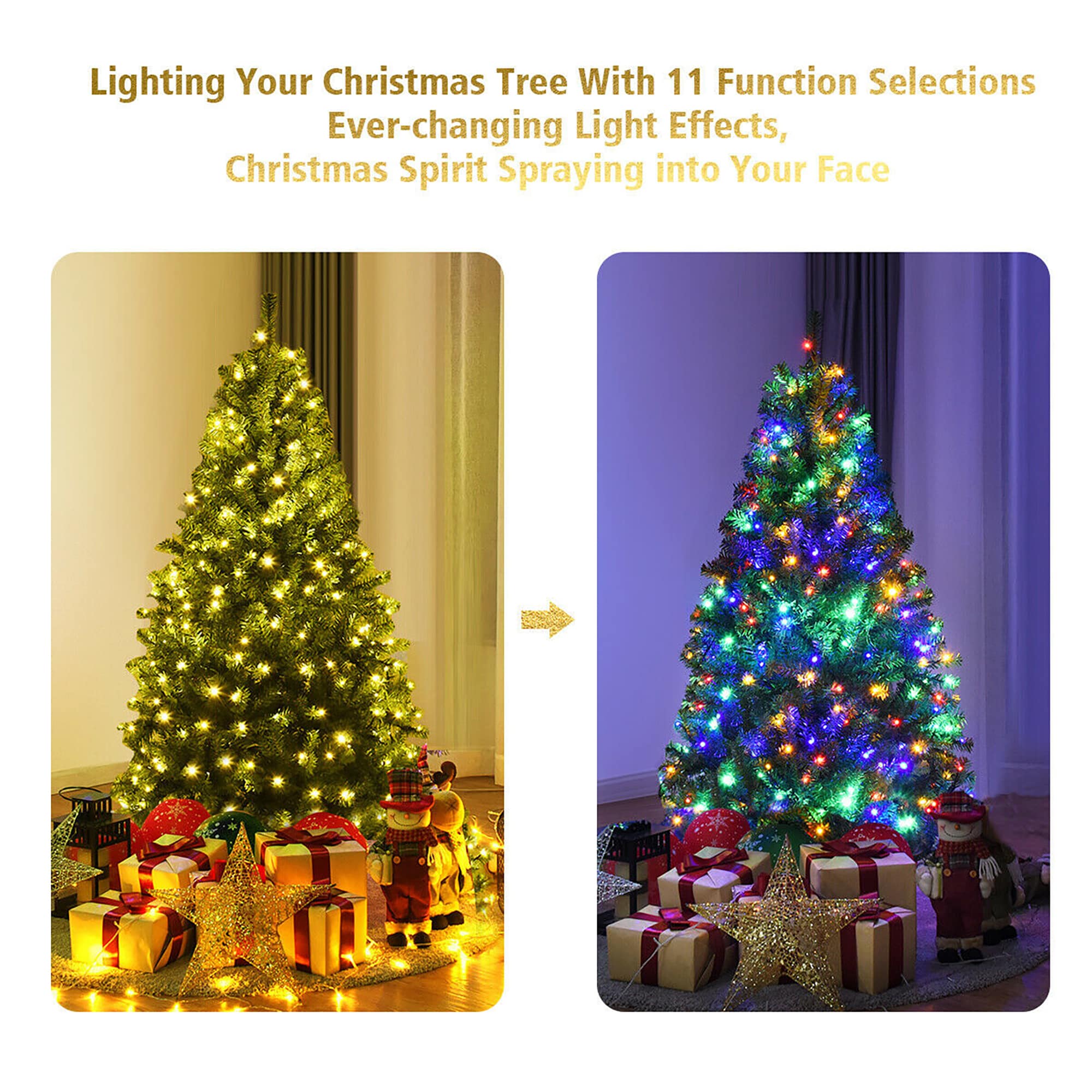 Forclover ALHY-677CM Artificial-Christmas-Trees - View #4