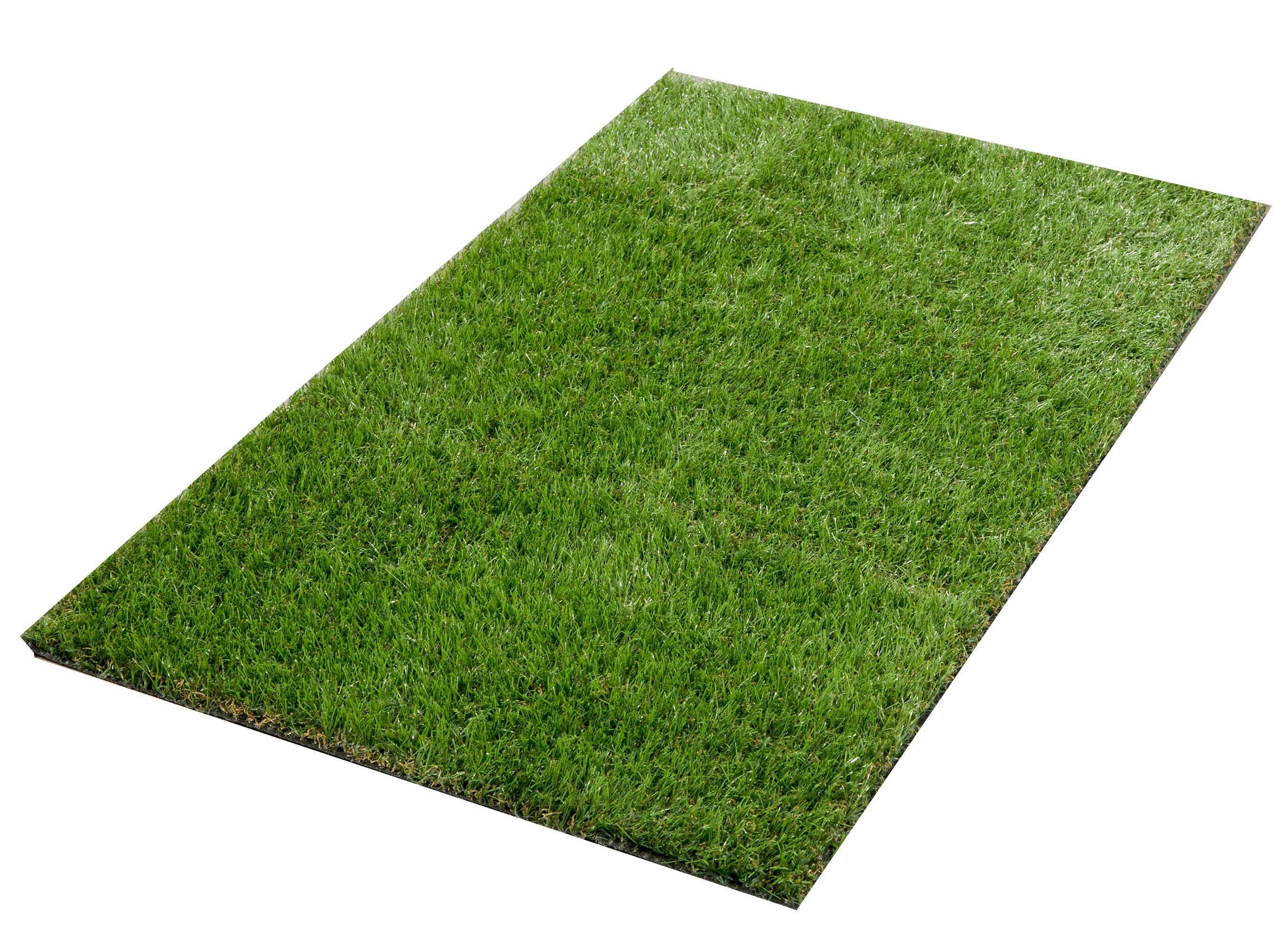 Ottomanson X Artificial Grass Green- Pile 1.1 In Indoor/Outdoor Area  Rug in the Rugs department at