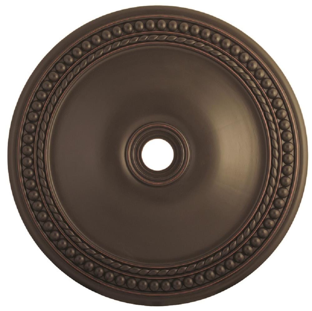 Livex Lighting 82078-67 Wingate 42-in W x 42-in L Traditional Painted Olde Bronze Polyurethane Whole Ceiling Medallion