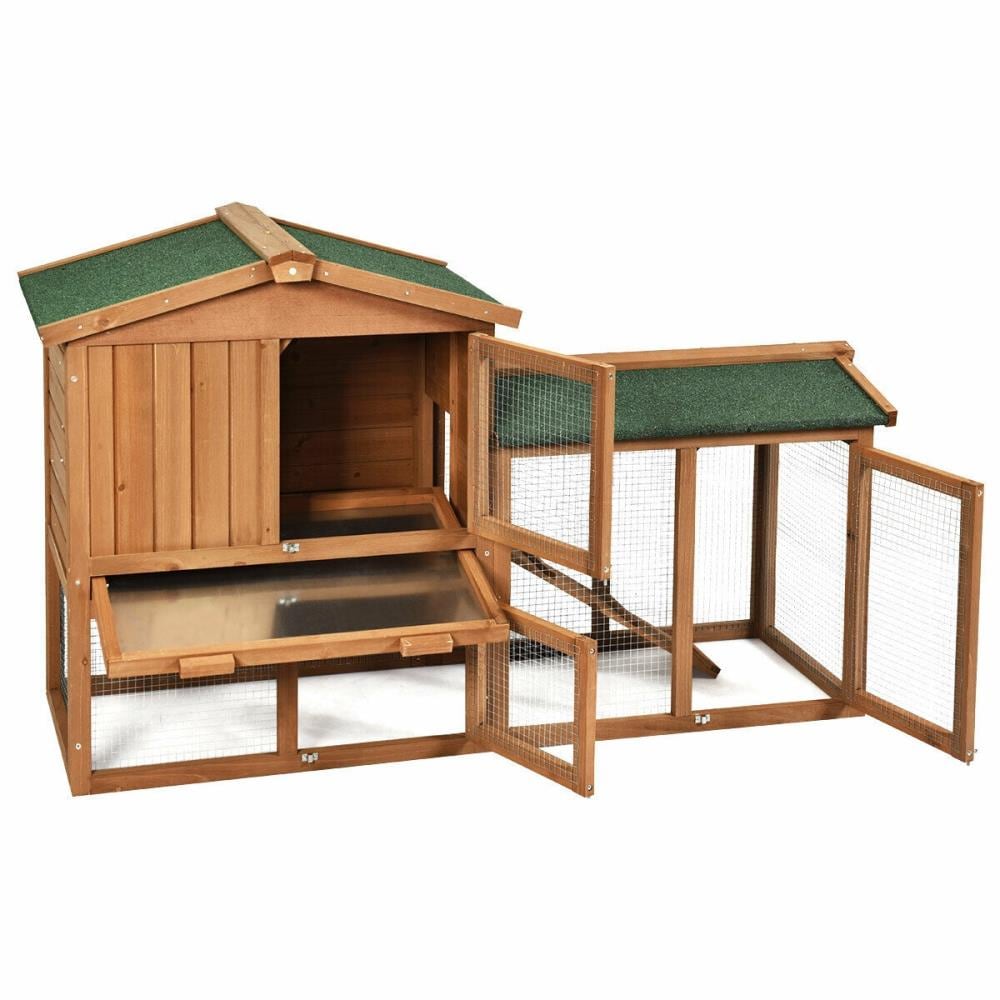 Lehoo Castle Farm Animal Set Includes Rabbit Hutch, Dog Pen, & Horse Corral