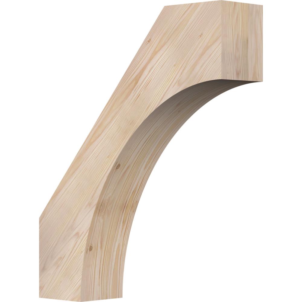 Ekena Millwork BRC06X22X26WTL00SDF 5-1/2-in x 22-in x 26-in Douglas Fir Unfinished Wood Westlake Smooth Knee Brace